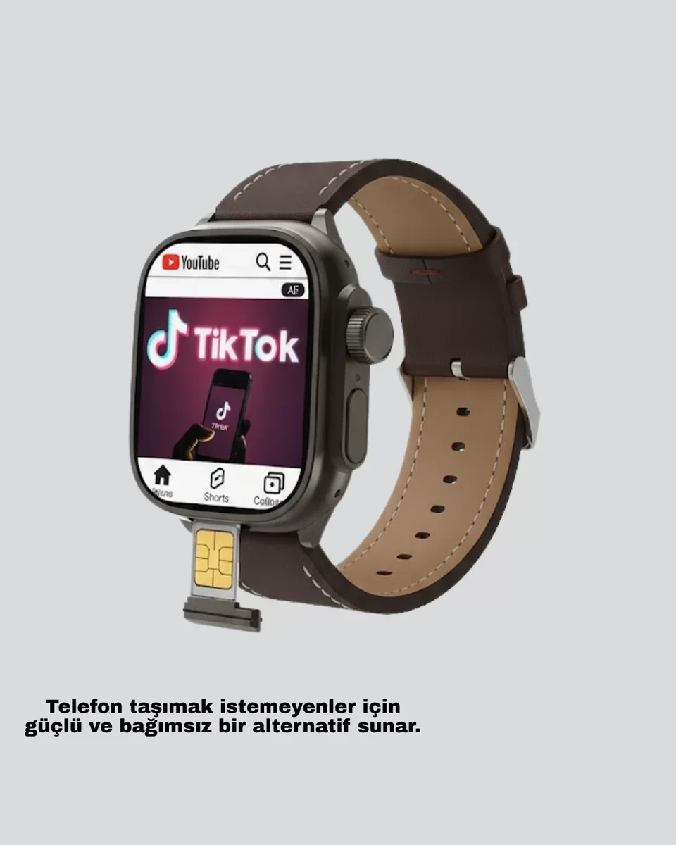 Kamera Özellikli Akıllı Saat Play Store Destekli Android Saat