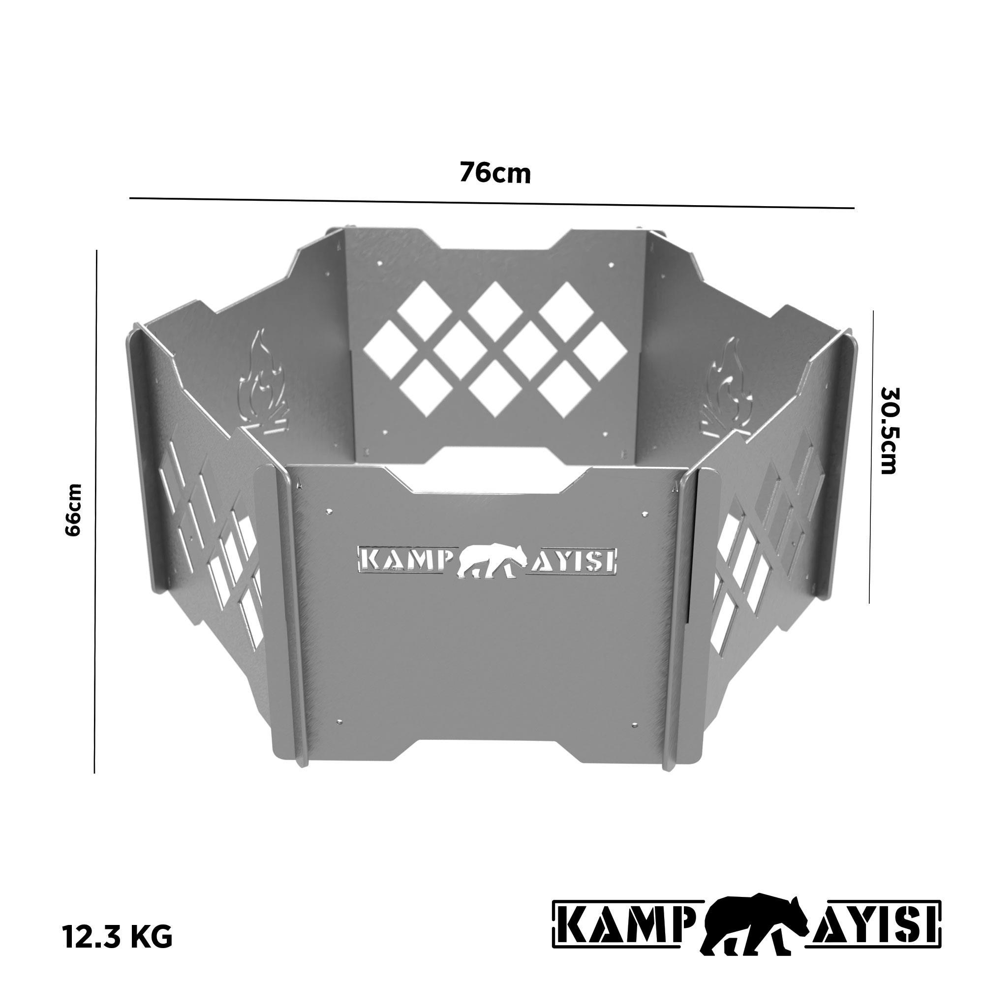 Kamp Ayisi ® 6Gen™ Taşinabilir Katlanir Ateş Çukuru 
