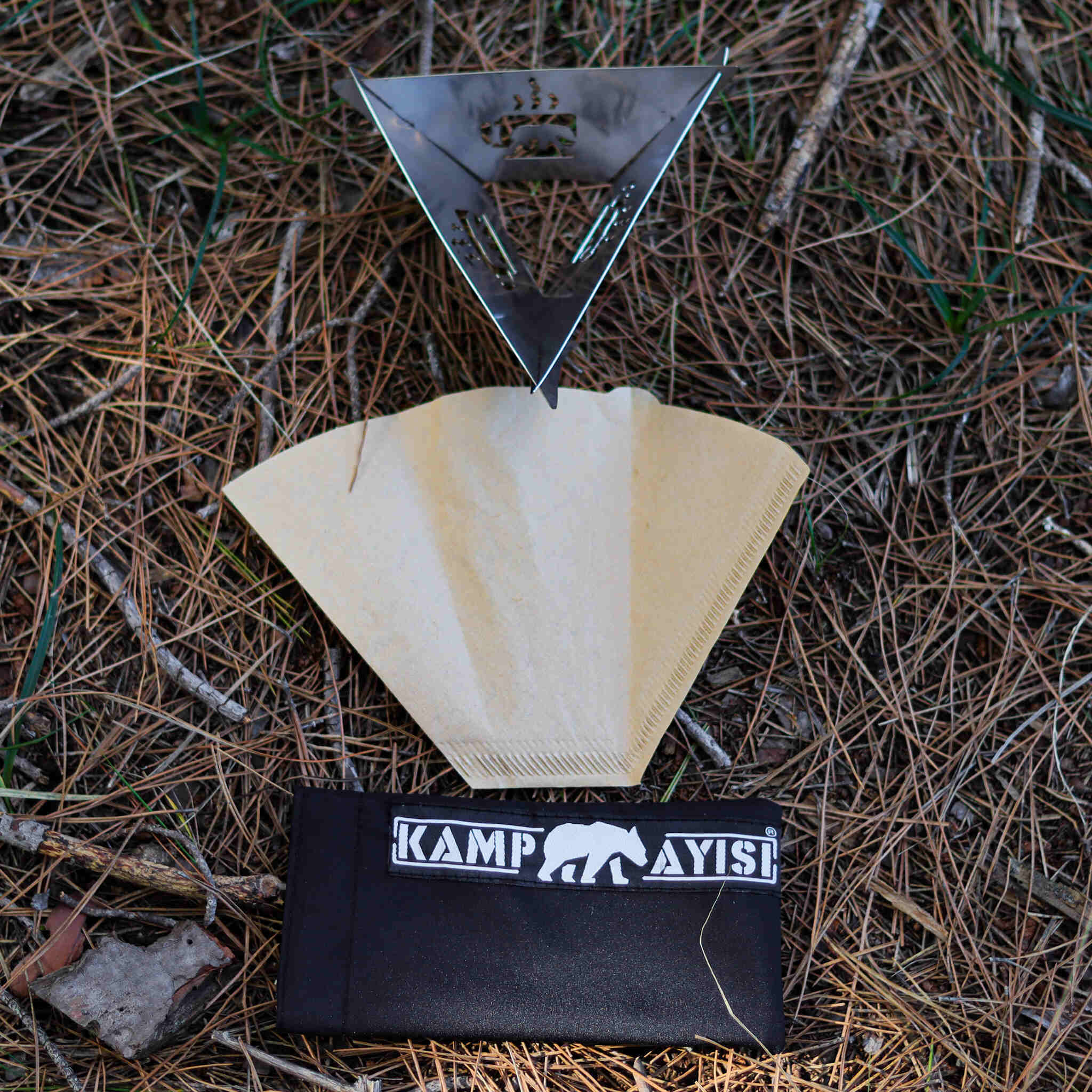 Kamp Ayisi ® Barista Dripper™ Filtre Kahve Damitici: Katlanir Pasl
