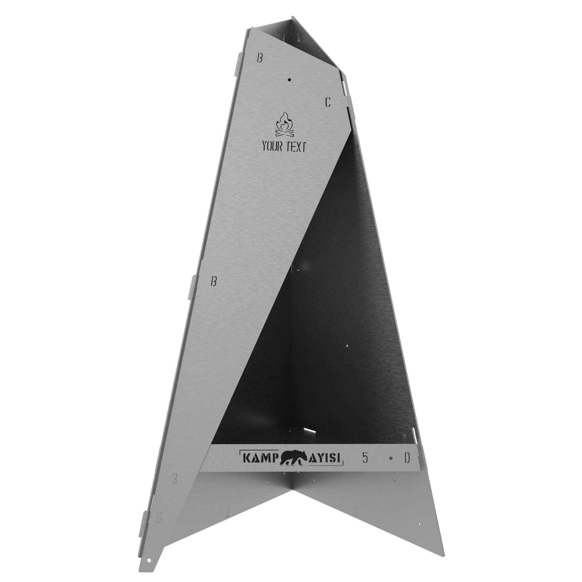 Kamp Ayisi ® Blazepeak™ Katlanabilir Outdoor Piramit Soba Ve Taşin