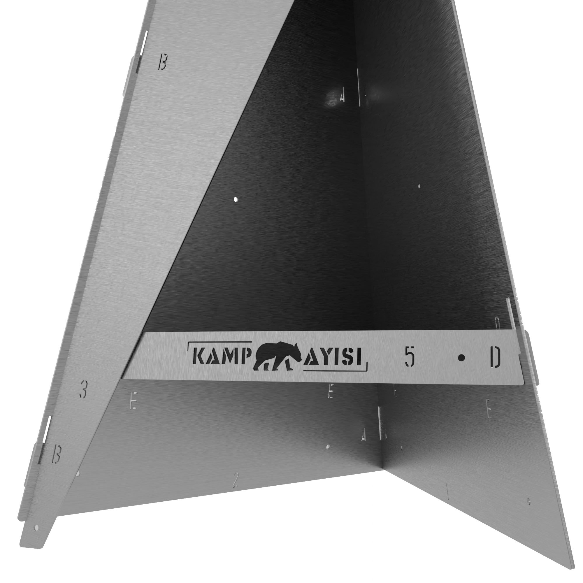 Kamp Ayisi ® Blazepeak™ Katlanabilir Outdoor Piramit Soba Ve Taşin