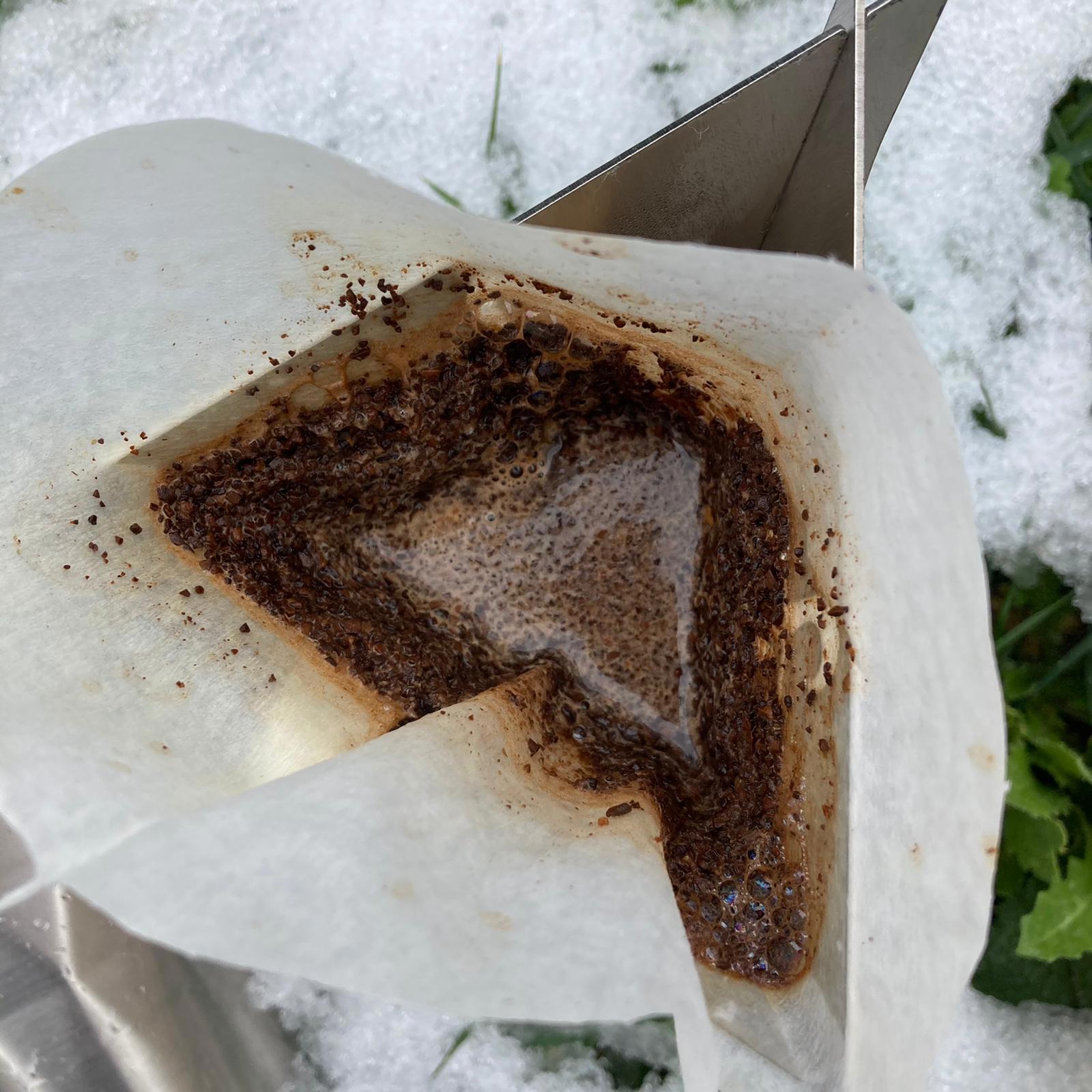 Kamp Ayisi ® Coffeex Drip™ Kahve Damitici: Katlanir Paslanmaz Meta