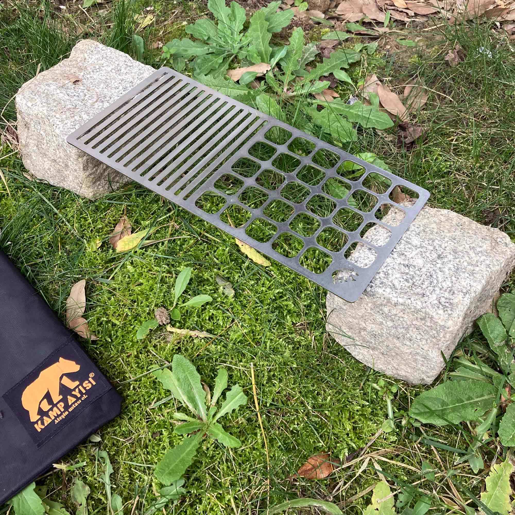 Kamp Ayısı ® Duowire™: Dikdörtgen Bushcraft İzgara Teli 