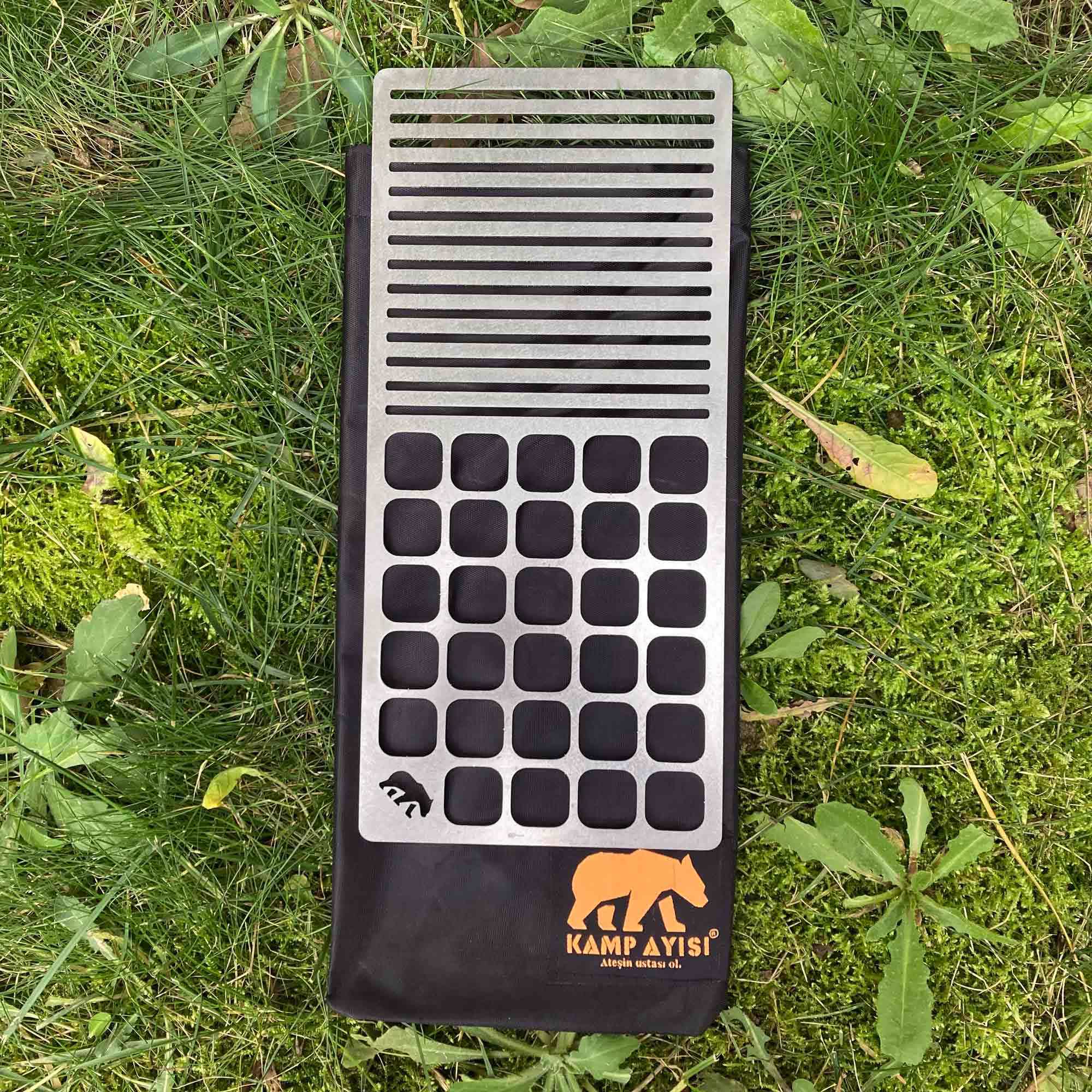 Kamp Ayısı ® Duowire™: Dikdörtgen Bushcraft İzgara Teli 