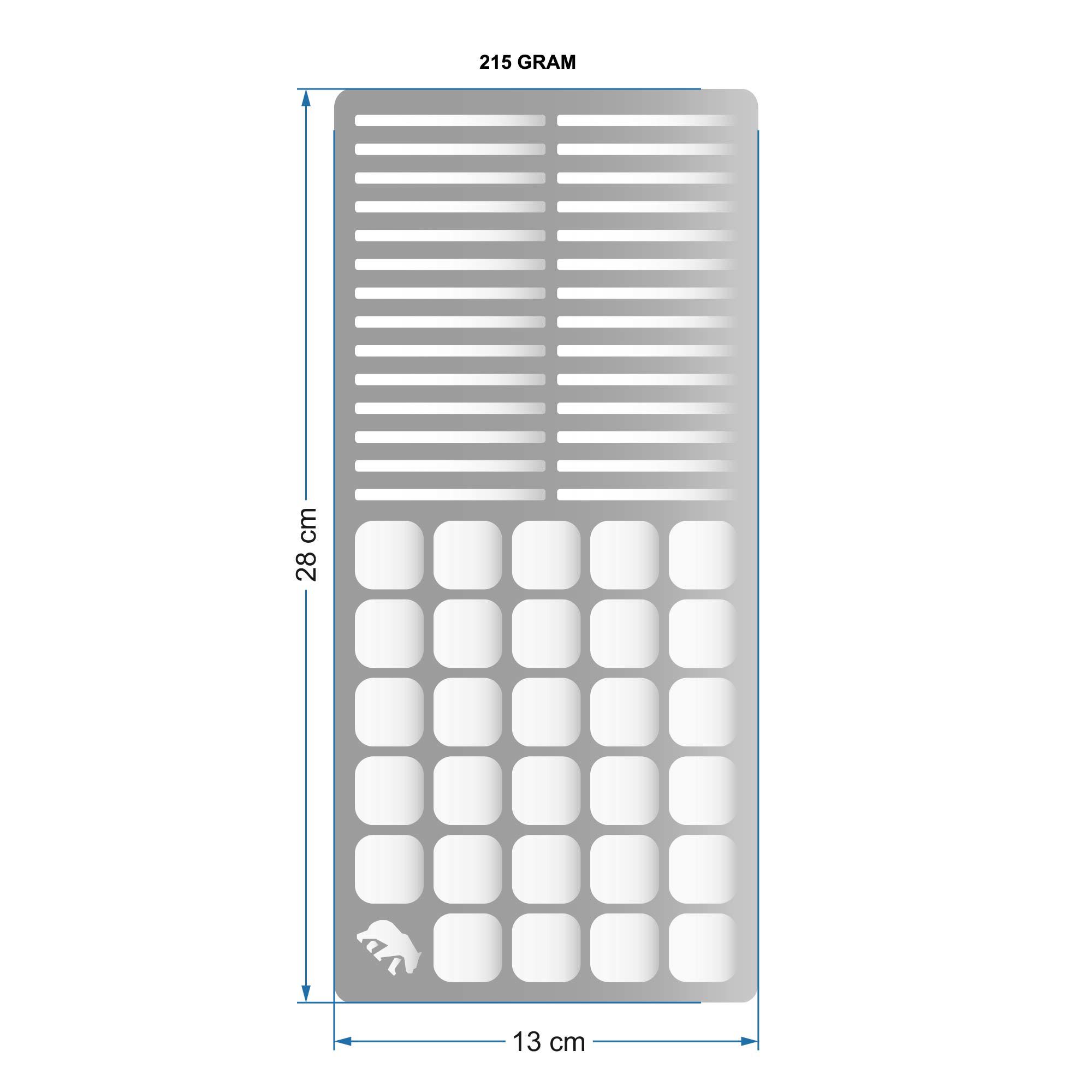 Kamp Ayısı ® Duowire™: Dikdörtgen Bushcraft İzgara Teli 