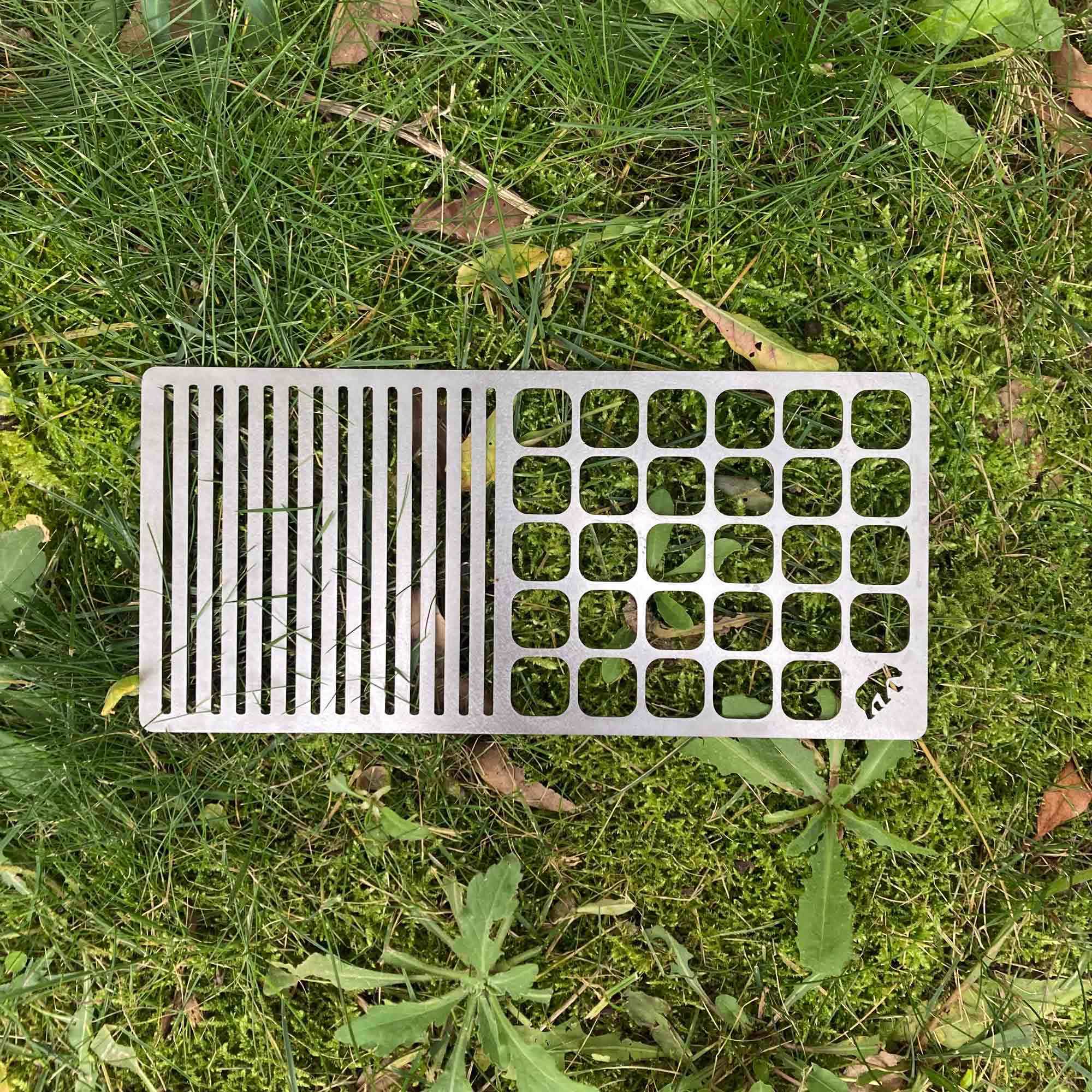 Kamp Ayısı ® Duowire™: Dikdörtgen Bushcraft İzgara Teli 