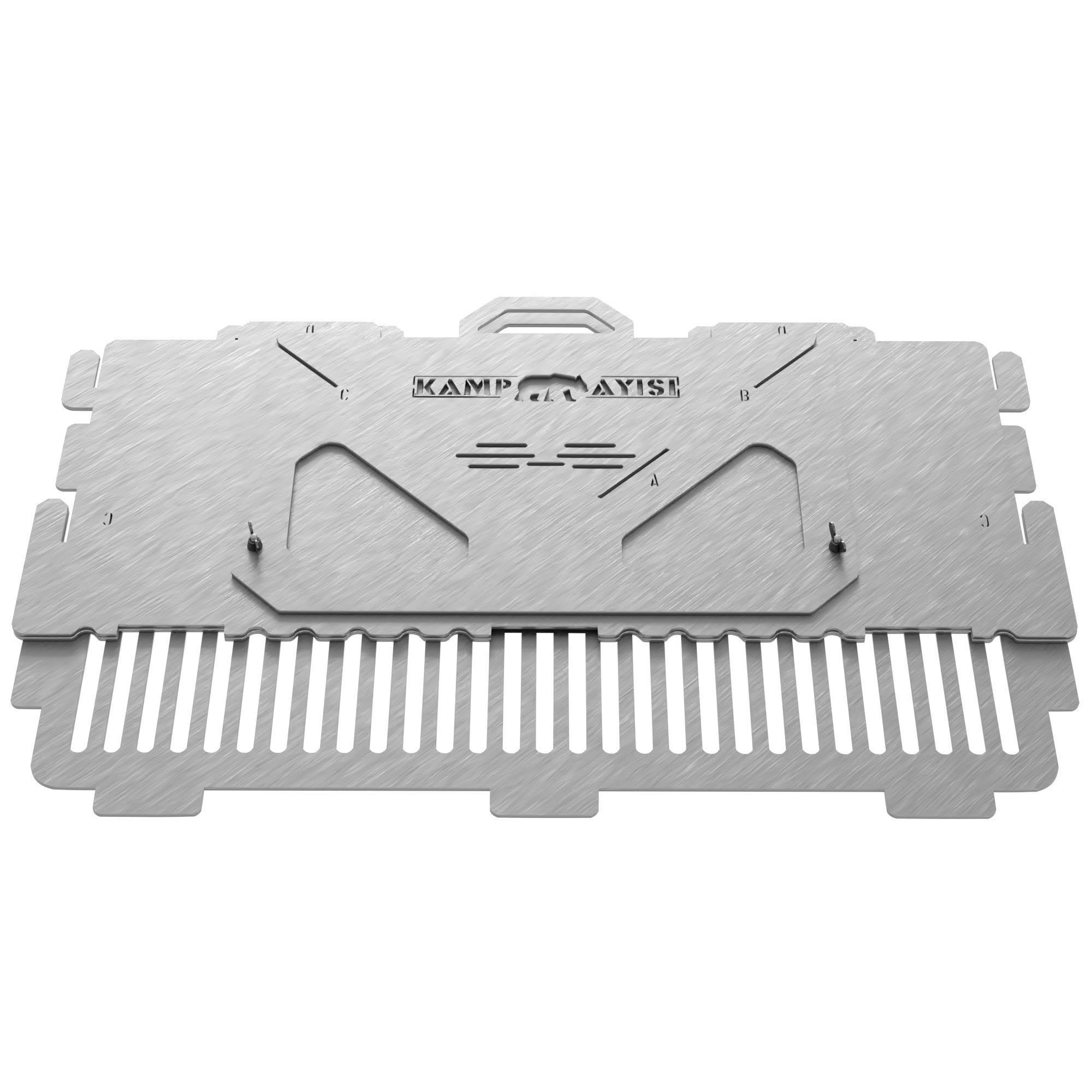 Kamp Ayisi ® Easy Mangal™: Taşinabilir Katlanabilir Hafif İzgara 