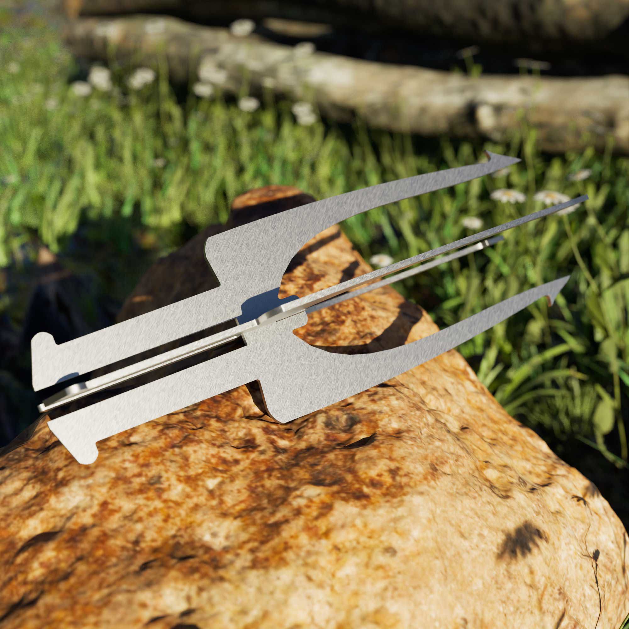 Kamp Ayisi ® Fiskspids™ Bushcraft Metal 2Mm Mizrak Ucu 