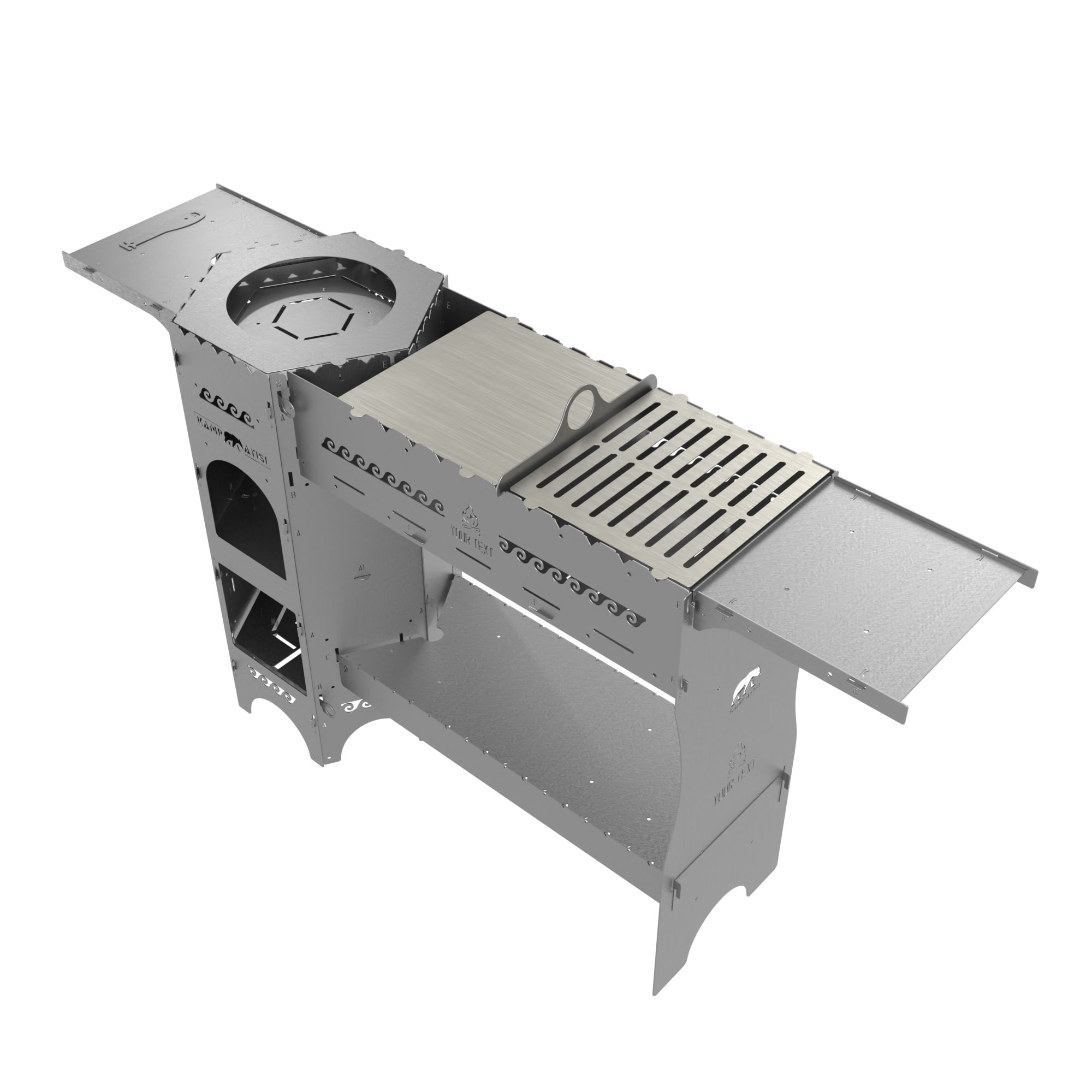 Kamp Ayisi ® Forgeout Pro™ Sobali Ve İzgarali Taşinabilir Çantali 