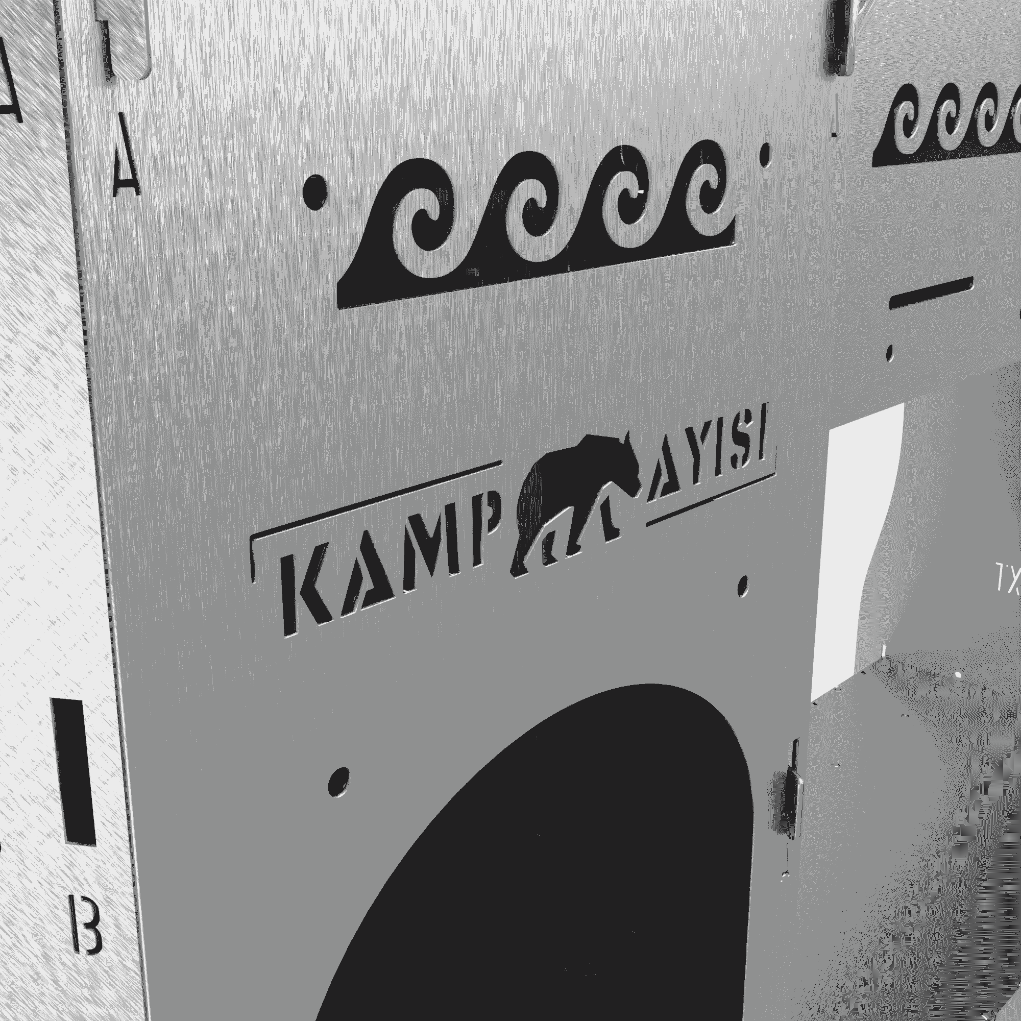 Kamp Ayisi ® Forgeout Pro™ Sobali Ve İzgarali Taşinabilir Çantali 