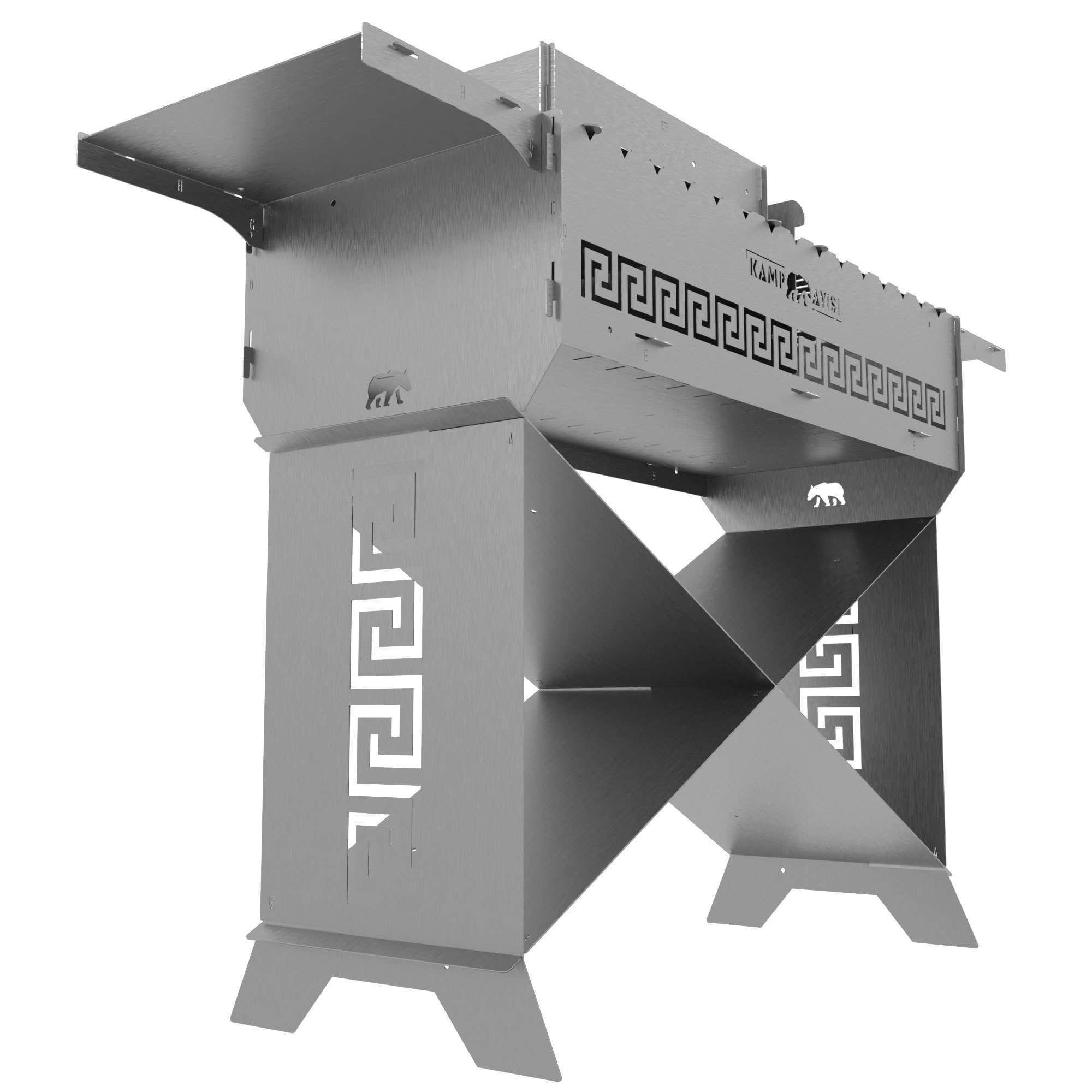 Kamp Ayisi ® Grillhero™ Çantali Katlanir Taşinabilir Modüler Kamp 