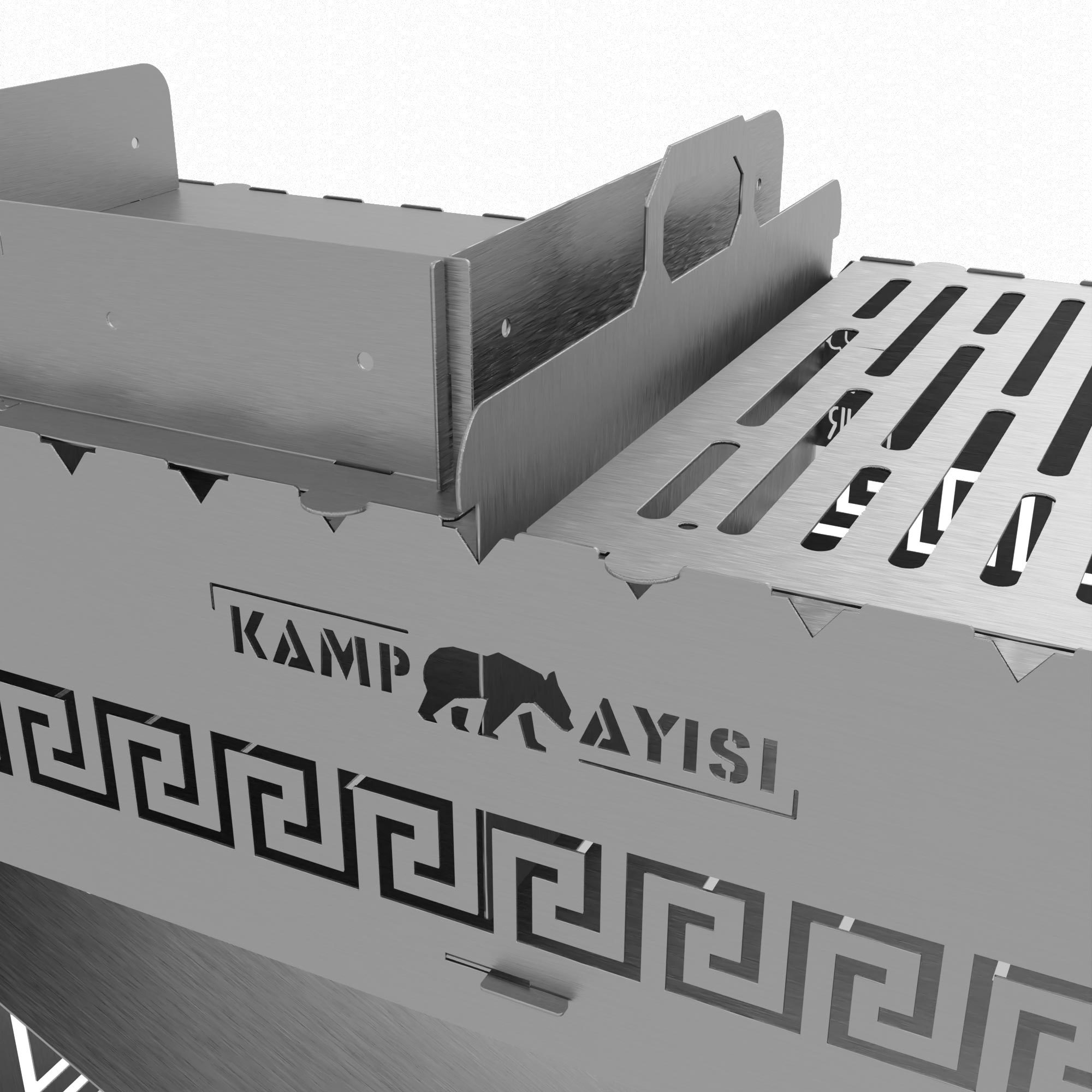 Kamp Ayisi ® Grillhero™ Çantali Katlanir Taşinabilir Modüler Kamp 