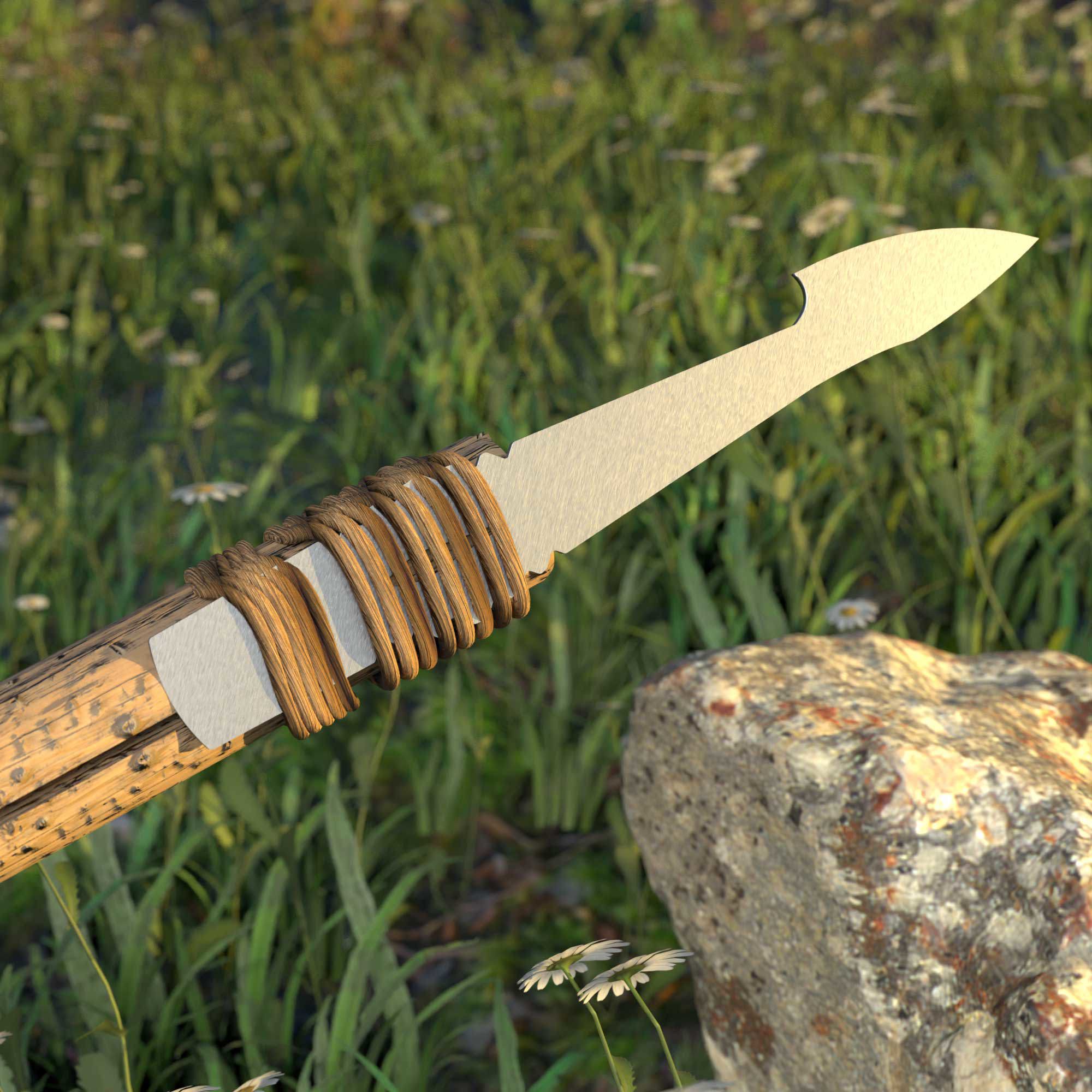 Kamp Ayisi ® Hunt™ Bushcraft Mizrak Ucu 