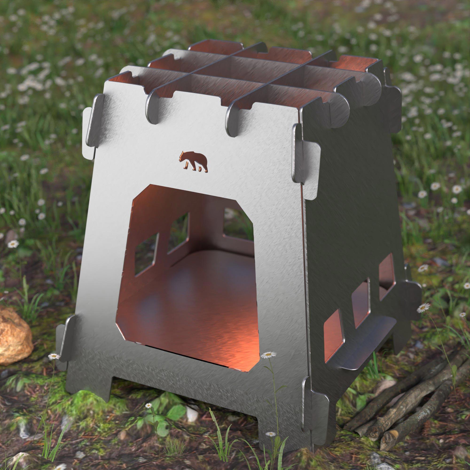 Kamp Ayısı ® İnox™ 1Mm Paslanmaz Galvaniz Çelik Su Geçirmez Çantal