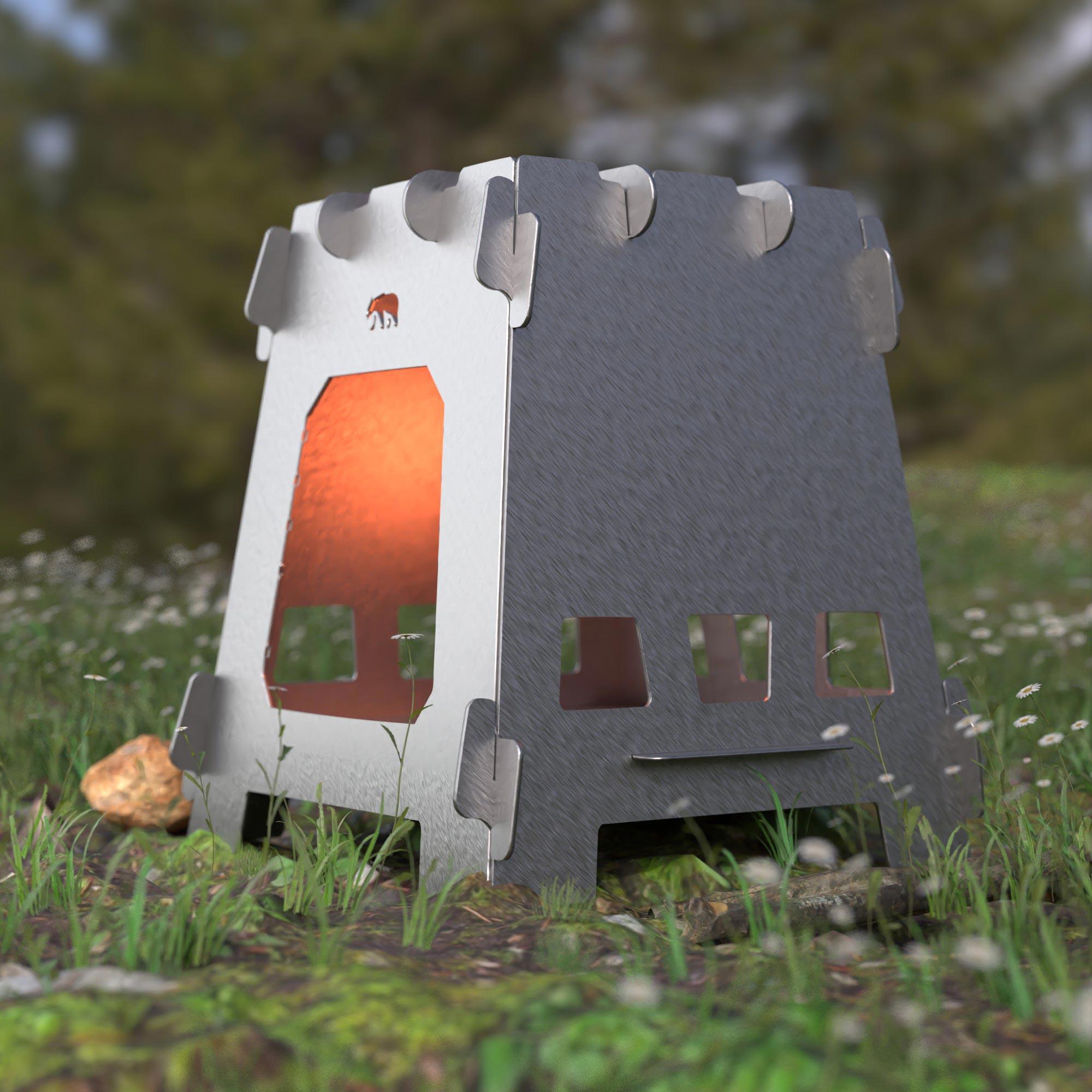 Kamp Ayısı ® İnox™ 1Mm Paslanmaz Galvaniz Çelik Su Geçirmez Çantal