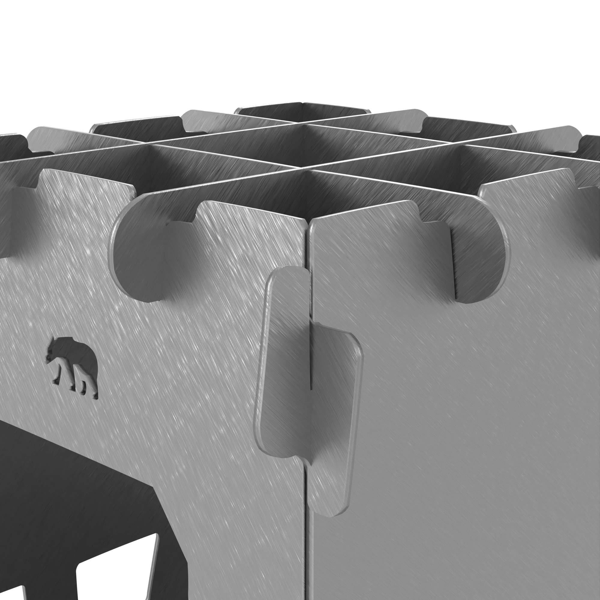 Kamp Ayısı ® İnox™ 1Mm Paslanmaz Galvaniz Çelik Su Geçirmez Çantal