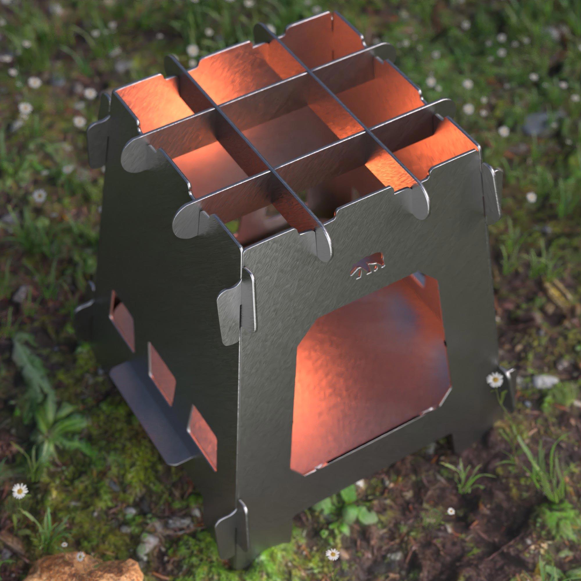 Kamp Ayısı ® İnox™ 1Mm Paslanmaz Galvaniz Çelik Su Geçirmez Çantal