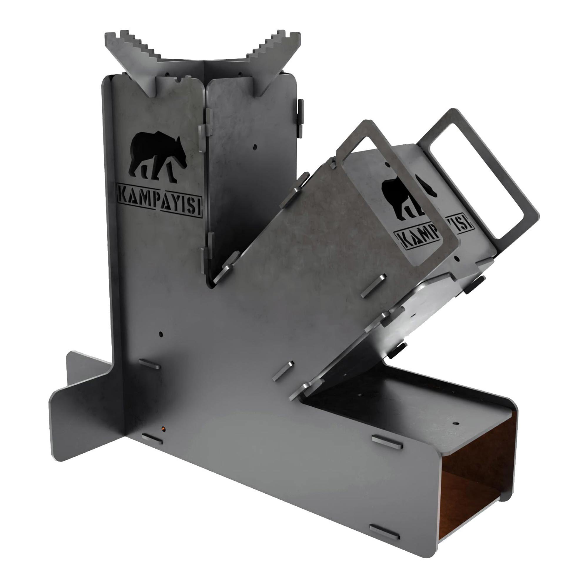 Kamp Ayisi ® Nordifyr™ Roket Soba: Katlanabilir Taşima Çantali Kam Kamp Ayisi ® Nordifyr™ Roket Soba: Katlanabilir Taşima Çantali Kam