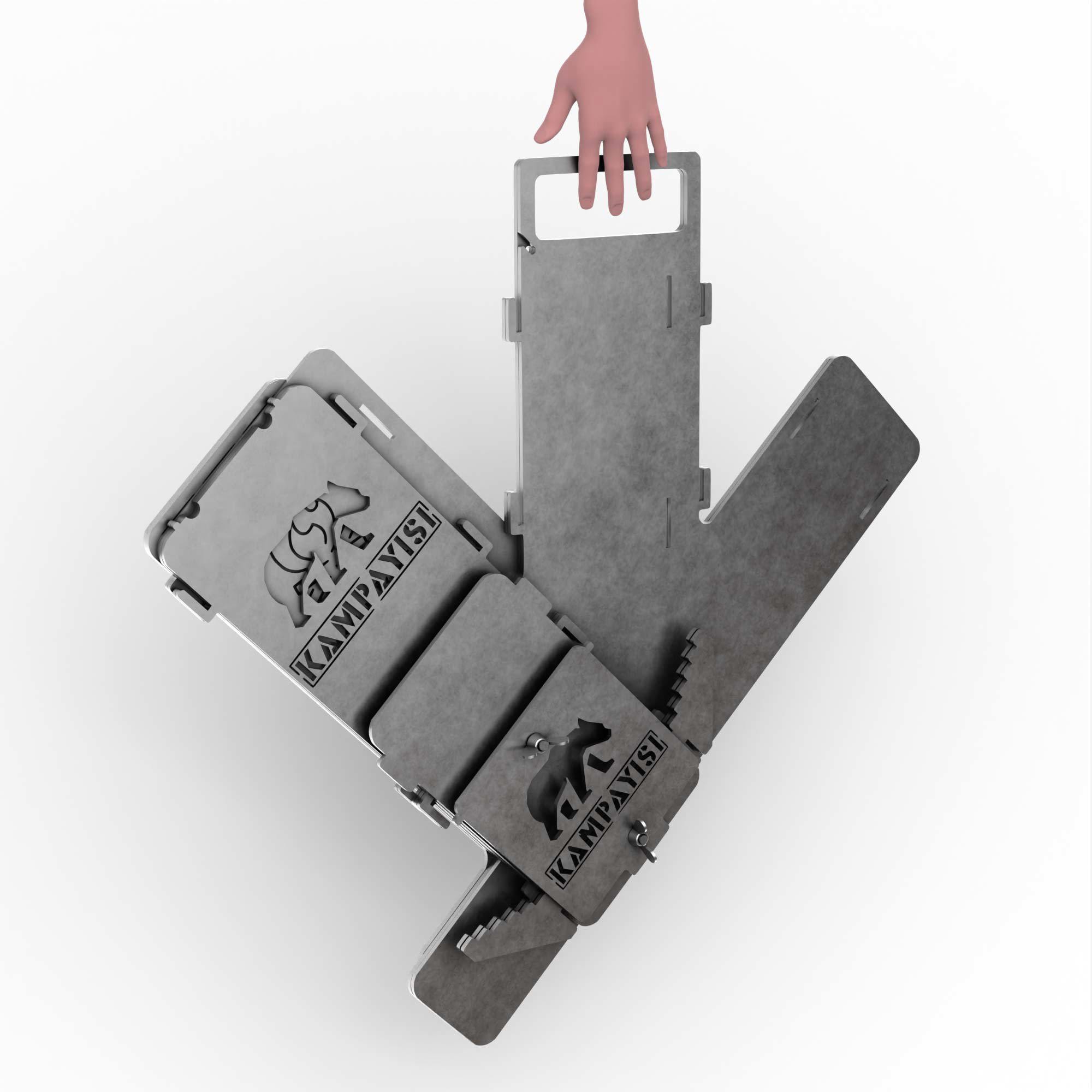 Kamp Ayisi ® Nordifyr™ Roket Soba: Katlanabilir Taşima Çantali Kam Kamp Ayisi ® Nordifyr™ Roket Soba: Katlanabilir Taşima Çantali Kam