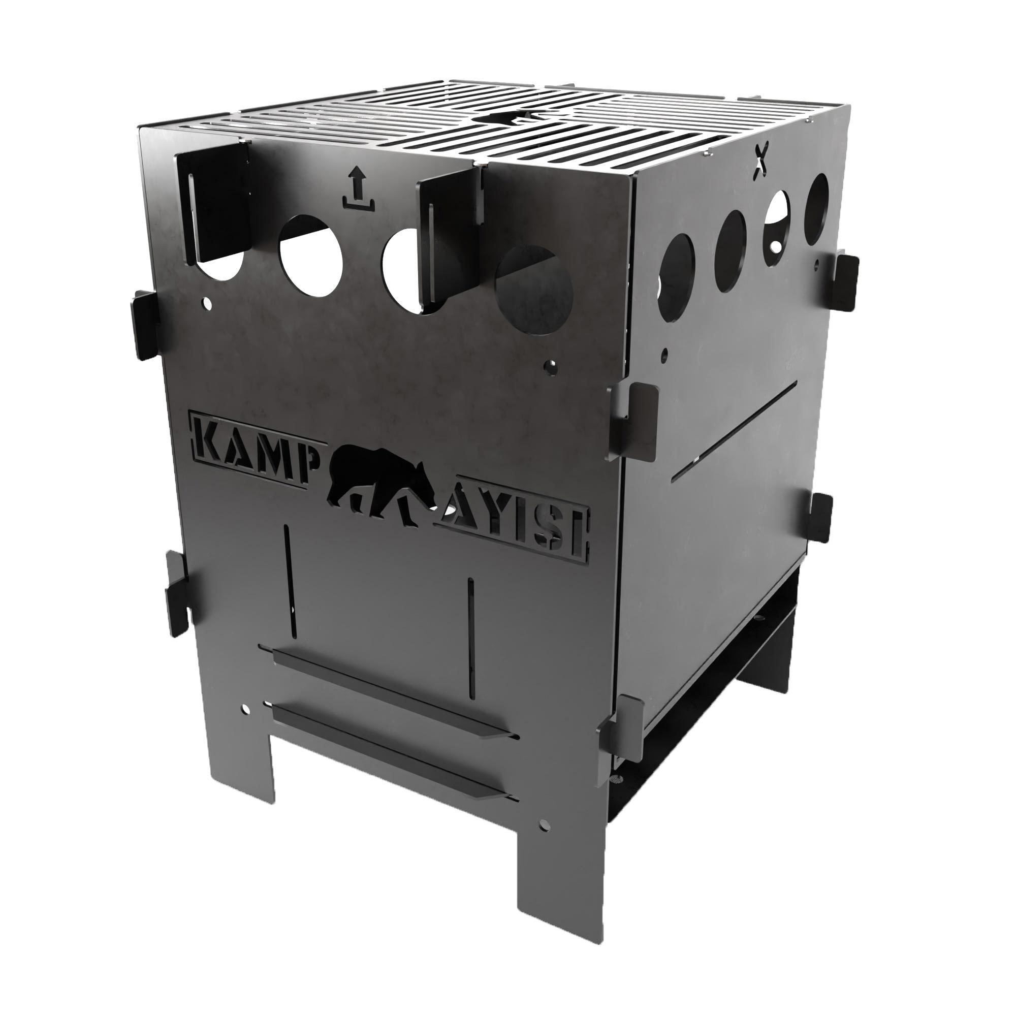 Kamp Ayisi ® Pyro™ Ateş Kutusu: Portatif Ve Katlanir Çok Yakitli K