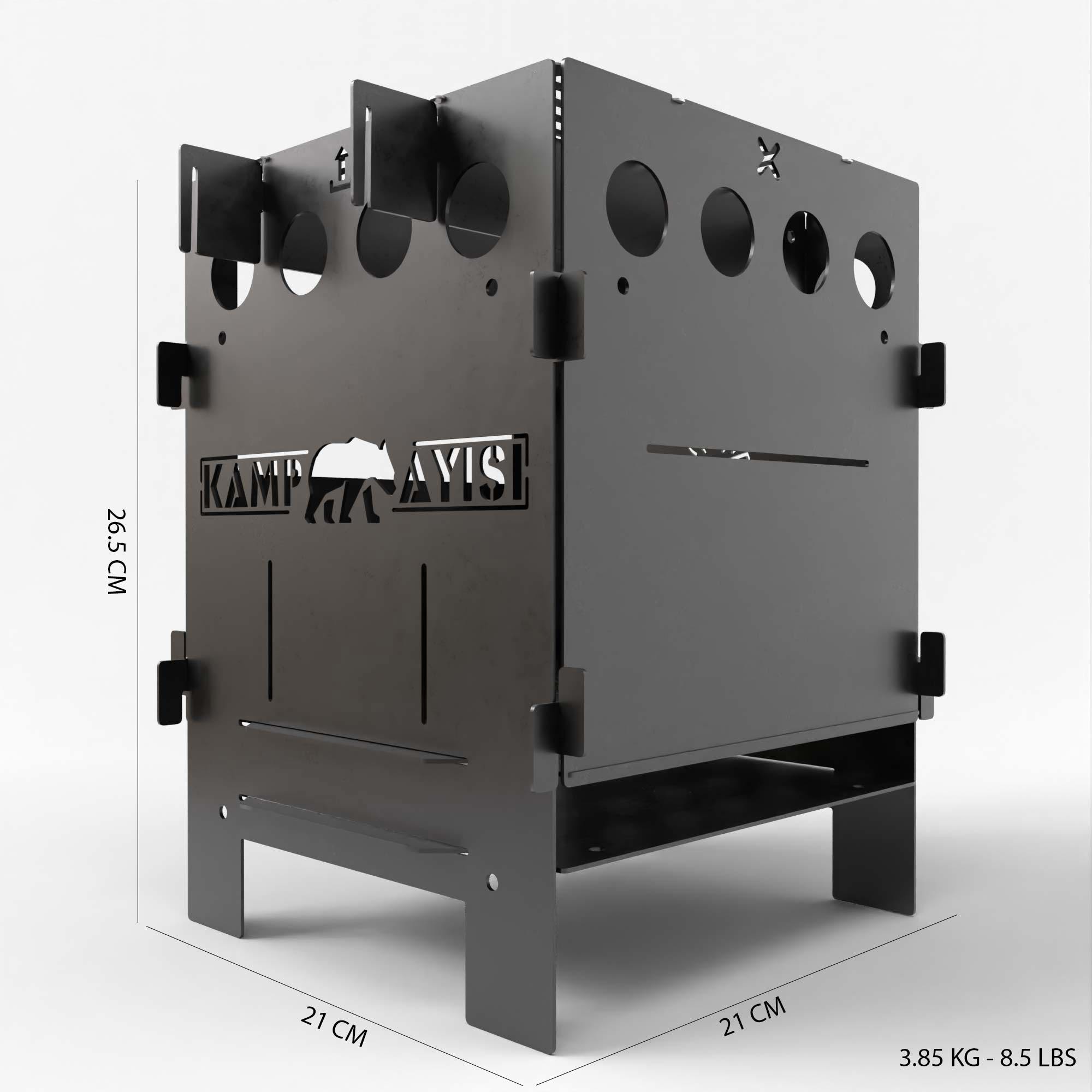 Kamp Ayisi ® Pyro™ Ateş Kutusu: Portatif Ve Katlanir Çok Yakitli K