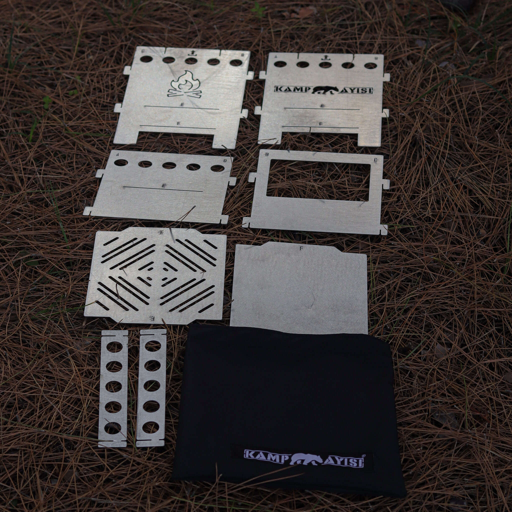 Kamp Ayisi ® Pyroeco™ Ateş Kutusu: Pratik Ve Katlanabilir Çantali 