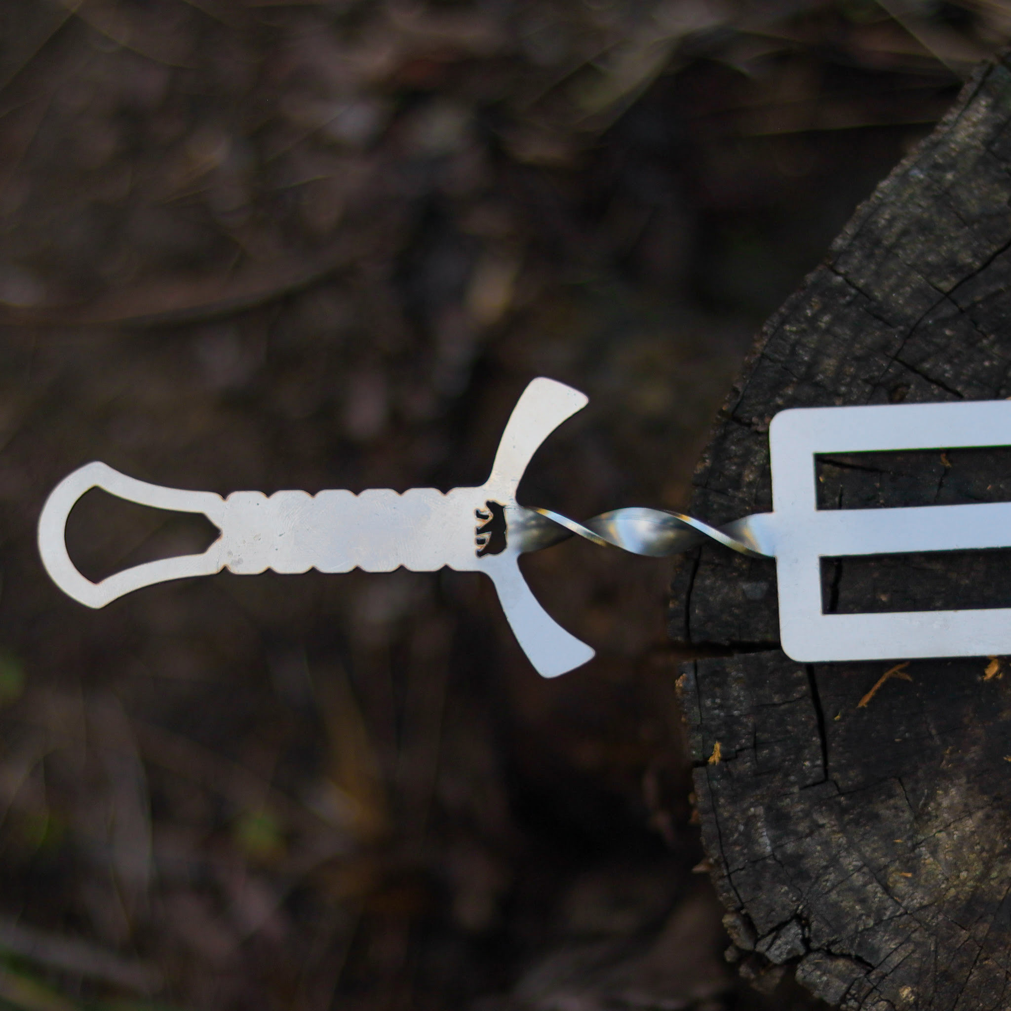 Kamp Ayısı ® Sai™ 3'Lü Paslanmaz Çelik Büyük Et Ve Tavuk Şişi 