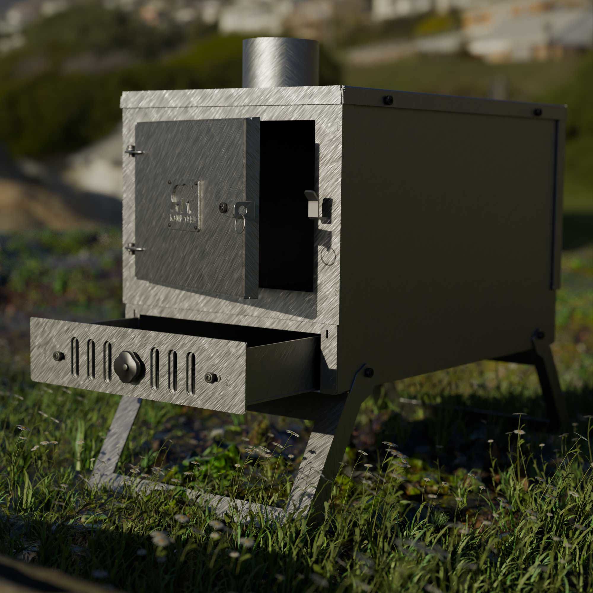 Kamp Ayisi ® Smartstove™ Katlanir Çadir Sobasi (Ön Sipariş) 