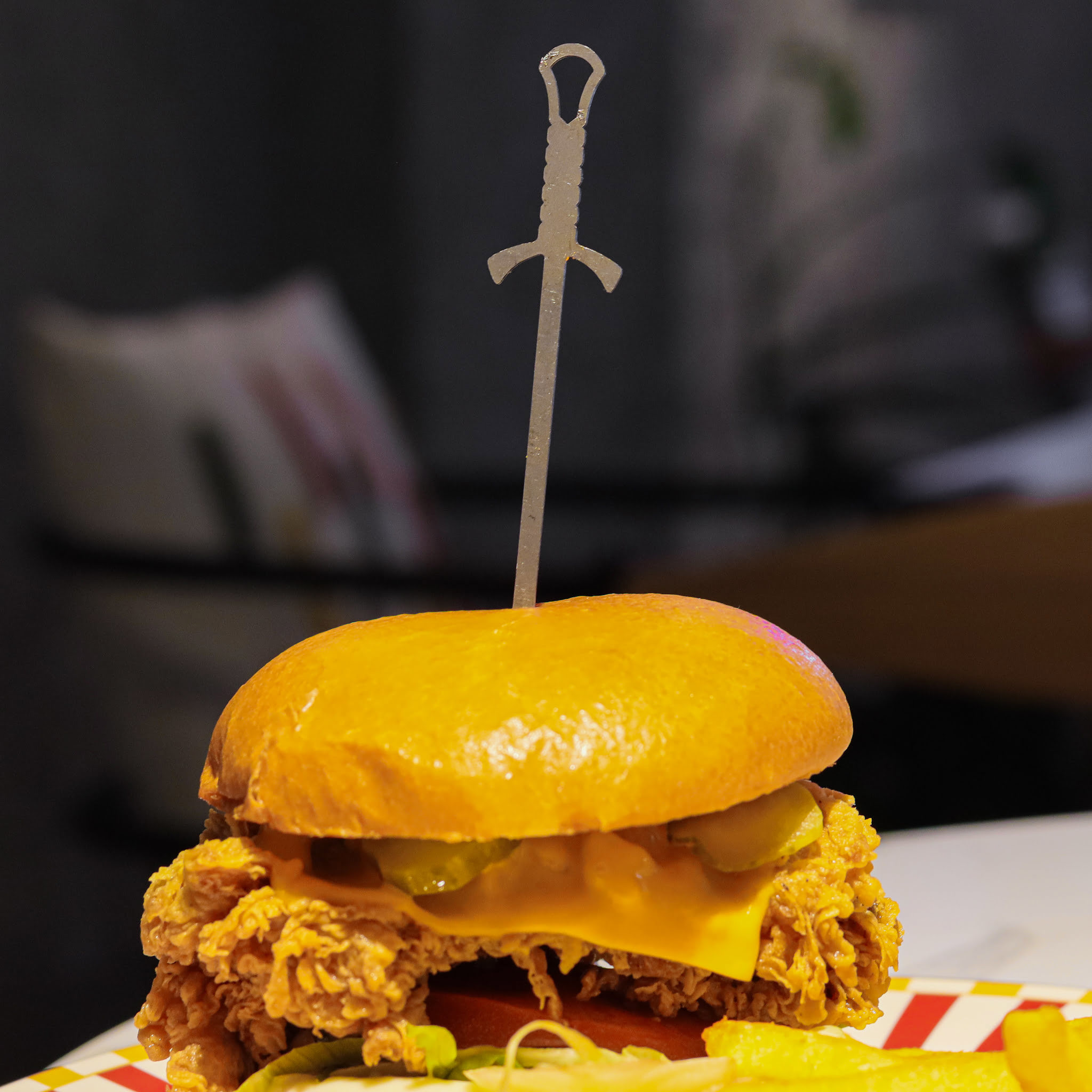 Kamp Ayısı ® Sword™ 6 Adet Paslanmaz Çelik Burger Şişi 