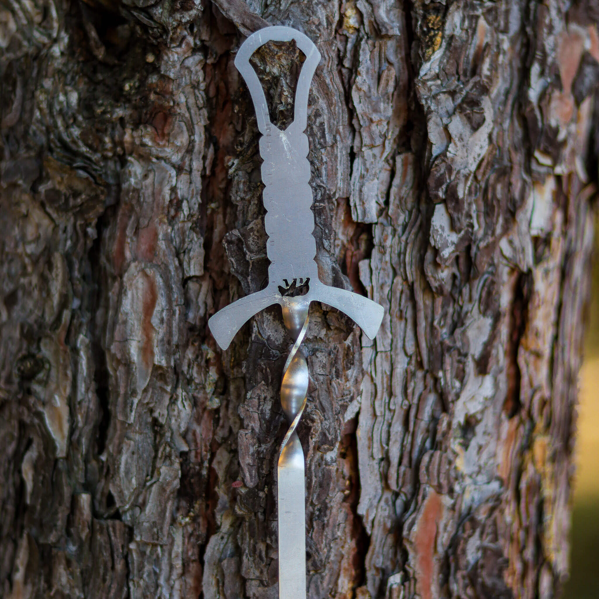 Kamp Ayısı ® Valerion™ 6 Adet Paslanmaz Çelik Kebab İzgara Şişi 