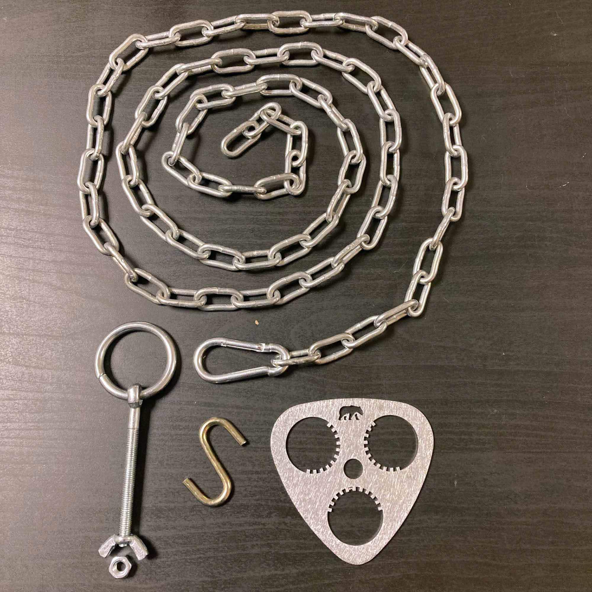 Kamp Ayisi ® Woodcraft™ Ayarlanabilir Karabinali Zincirli Üç Ayak 