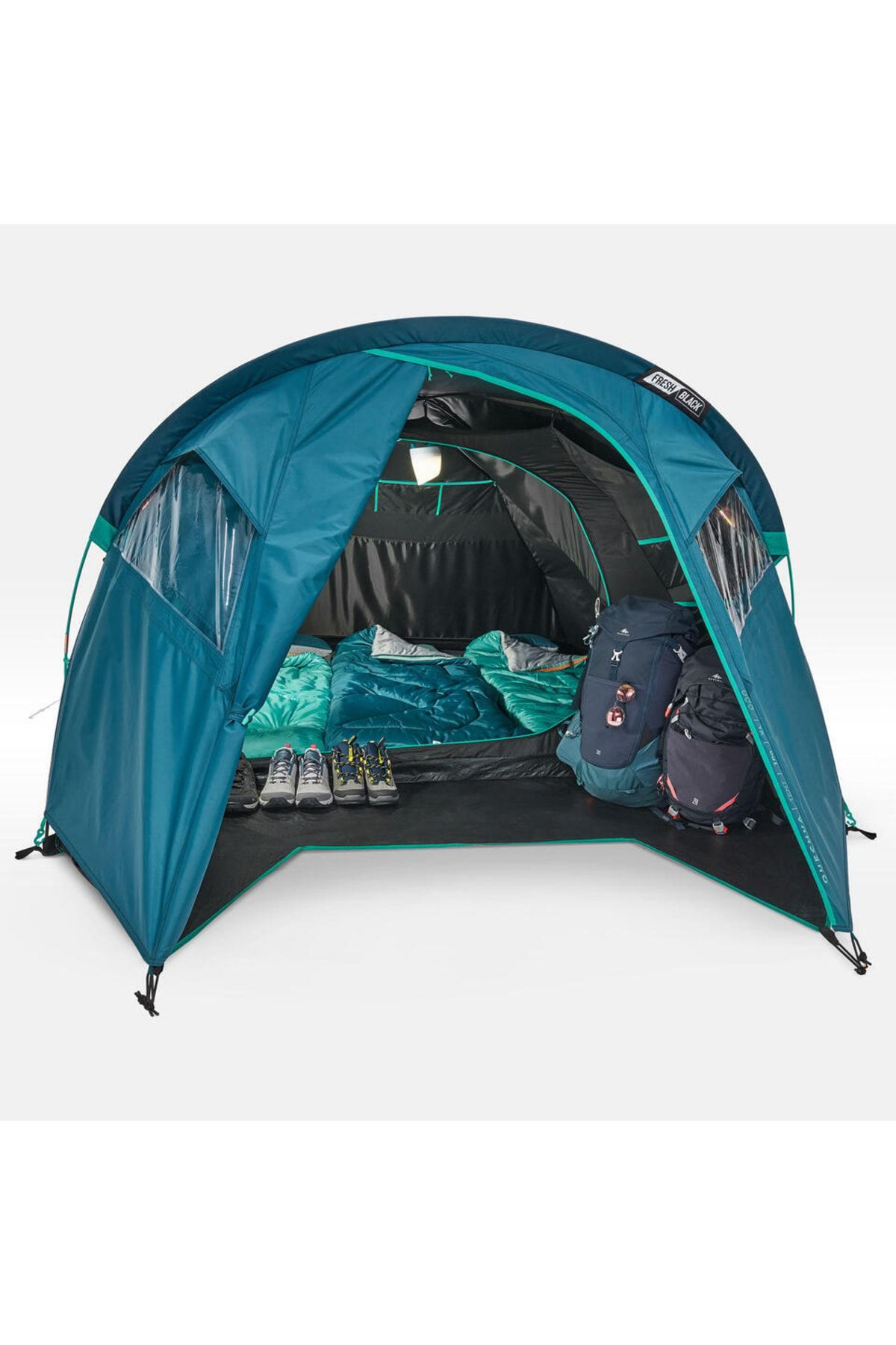 Quechua - Kamp Çadiri 3 Kişilik Mh100 Xl Fresh Black
