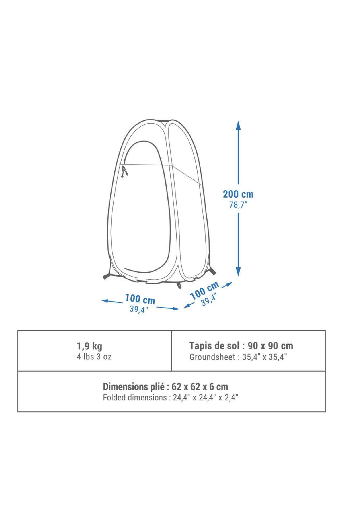Quechua Kamp Duş Kabini - 2 Seconds