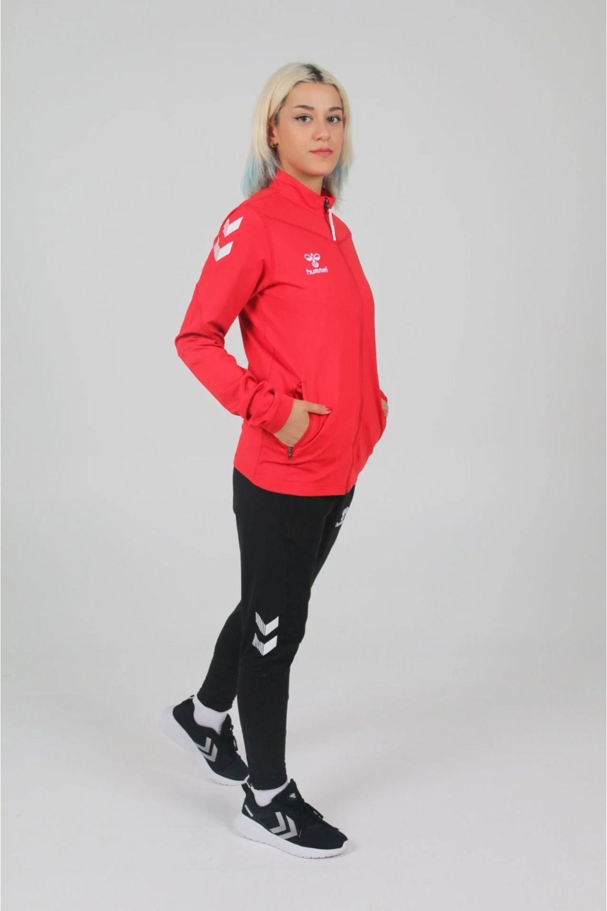 Hummel Kamp Eşofman Takimi Oregon Kırmızı, Üst Ve Alt-2Xl