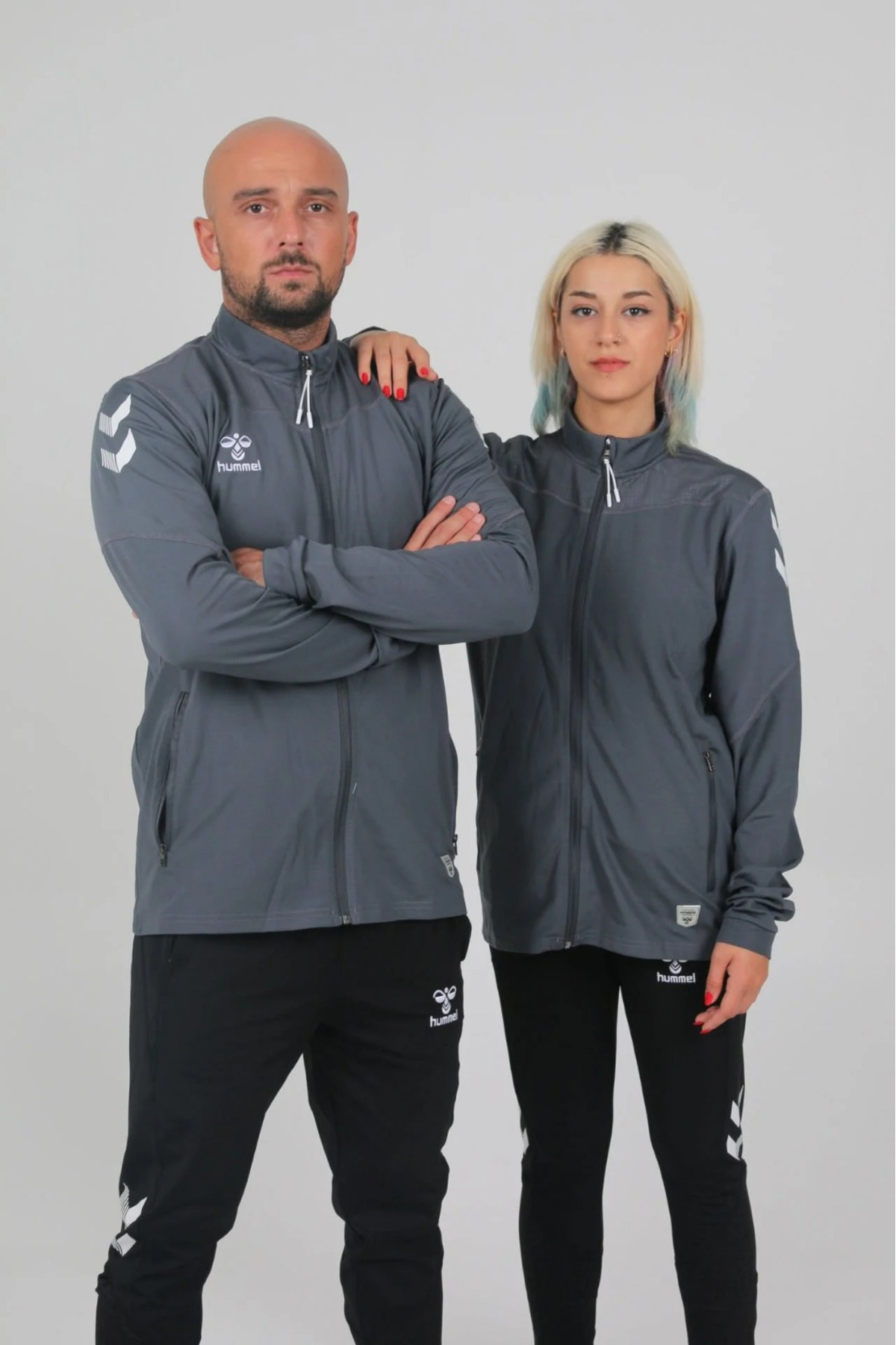 Hummel Kamp Eşofman Takimi Oregon Antrasit, Üst Ve Alt-S