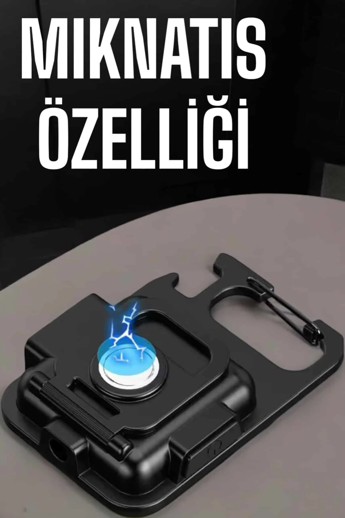 Kamp Işığı Çok Fonksiyonlu Taşınabilir Anahtarlık Kapak Açma Manyetik Özelliği