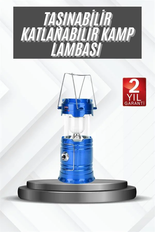 Kamp Lambası Güneş Enerjili Led Lamba Işıldak Şarjlı Powerbank Özellikli Kamp Lambası Güneş Enerjili Led Lamba Işıldak Şarjlı Powerbank Özellikli