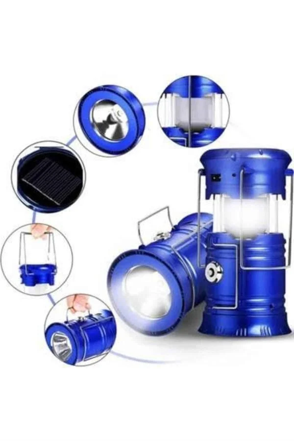 Kamp Lambası Solar Şarjlı Kızaklı Kamp Feneri Led Lamba Işıldak Kamp Lambası Solar Şarjlı Kızaklı Kamp Feneri Led Lamba Işıldak