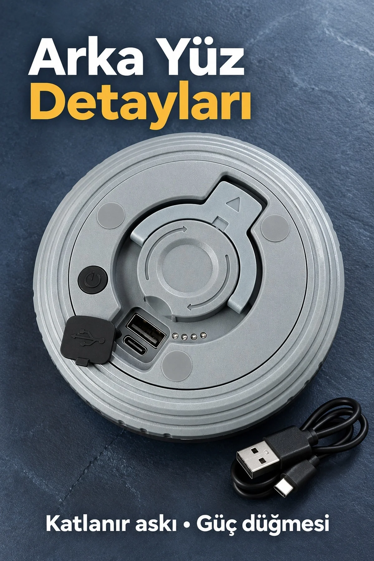 Kamp Lambası ve Şerit Işık USB Çıkışlı - Görsel 2