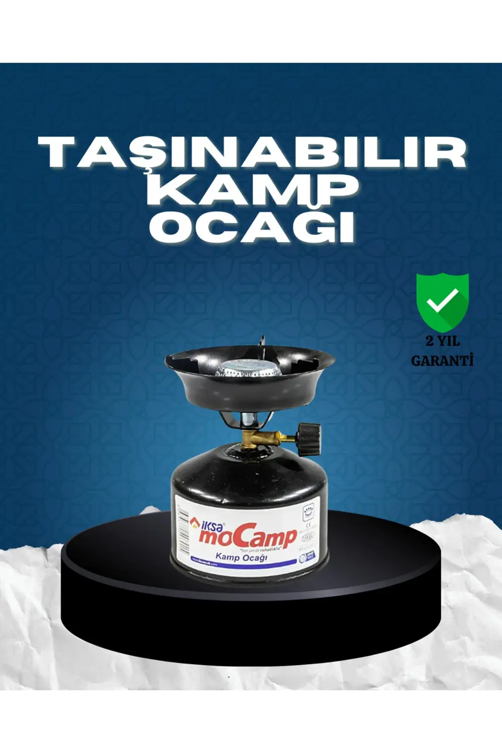 Kamp Ocağı Seti Taşınabilir Tüp ve Denge Aparatlı