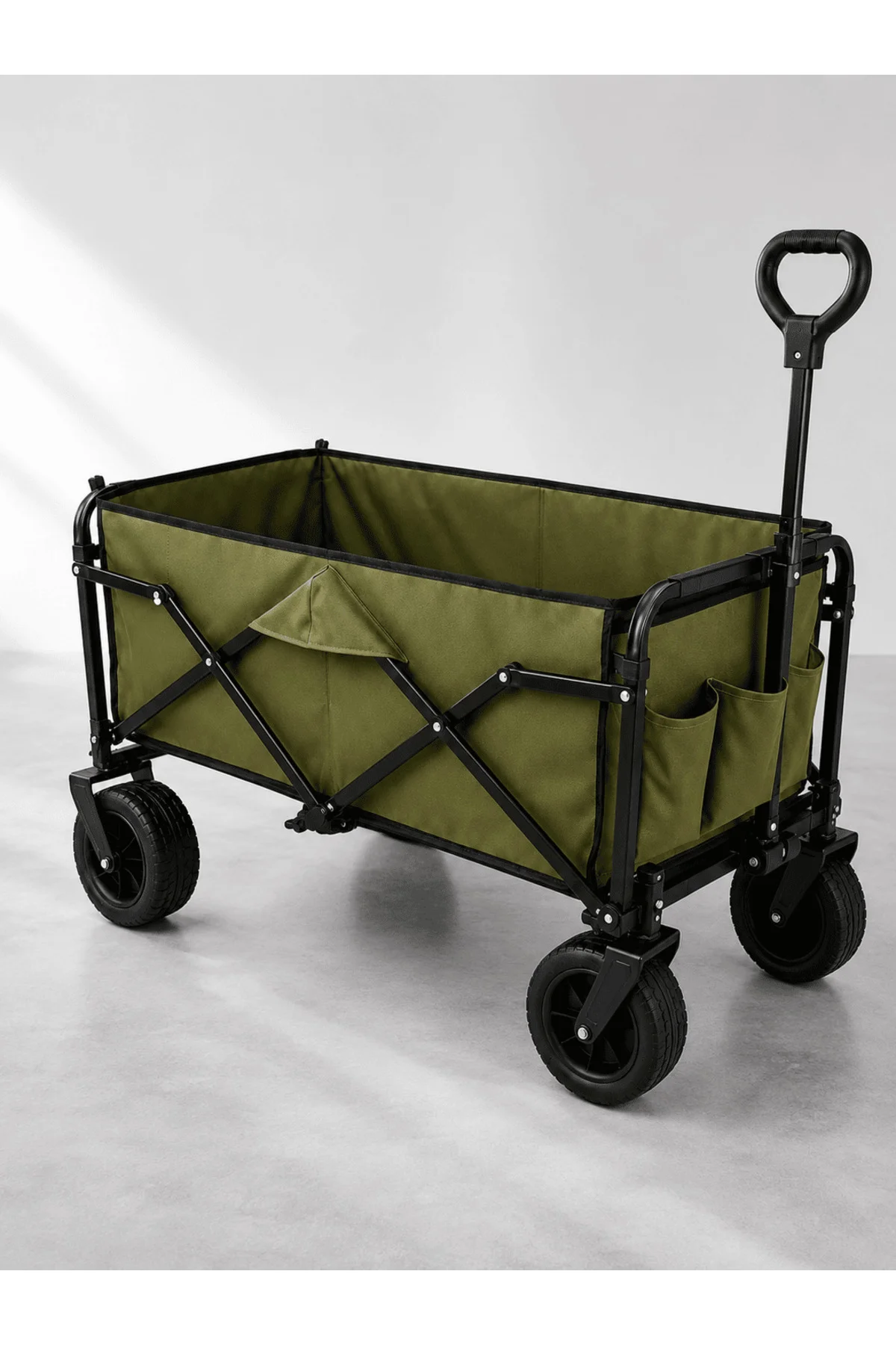 Kamp, Piknik, Plaj ve Alışveriş İçin Çok Amaçlı Katlanabilir Wagon Kamp, Piknik, Plaj ve Alışveriş İçin Çok Amaçlı Katlanabilir Wagon - Görsel 5