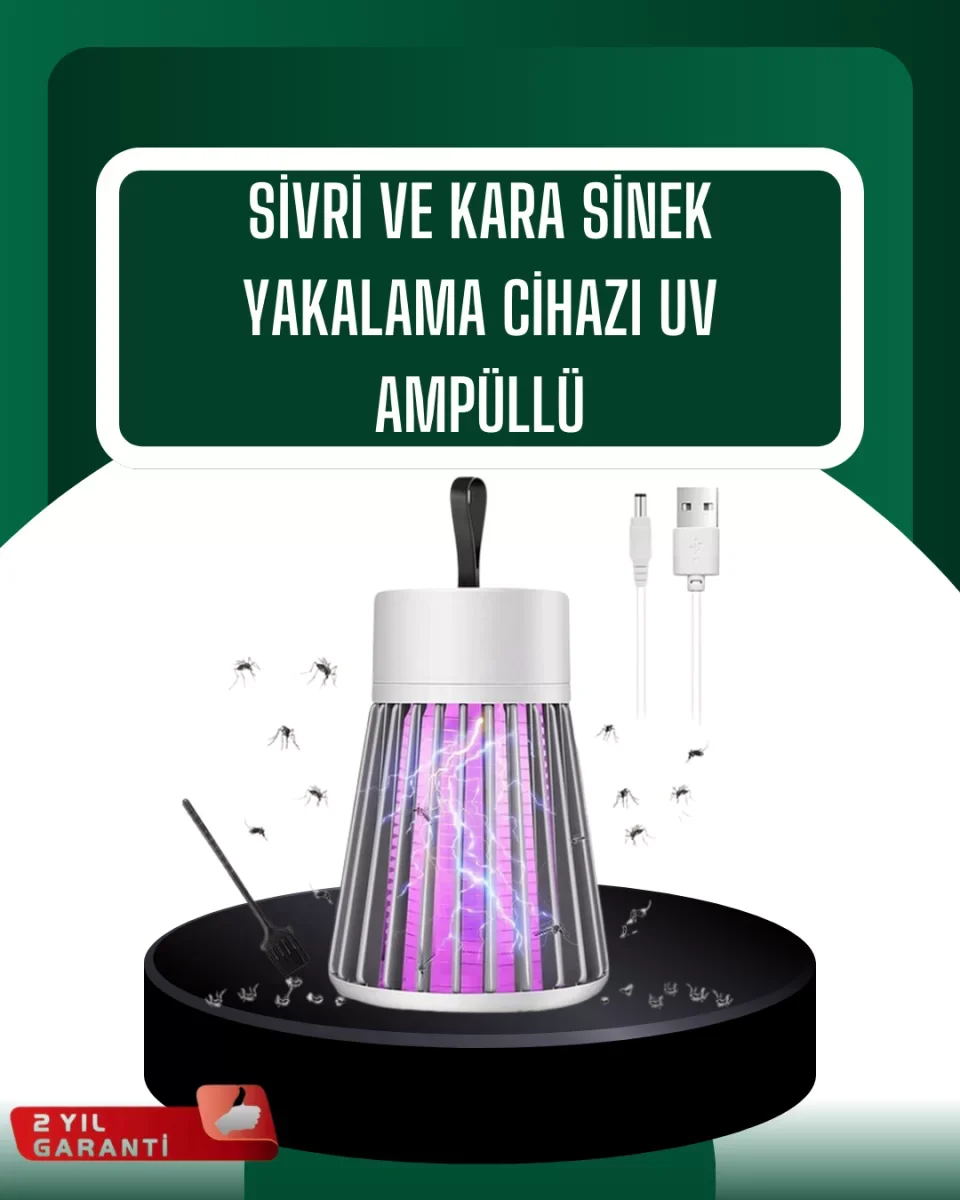 Kamp ve Bahçe İçin Şarjlı Böcek Kovucu Lamba - Lisinya