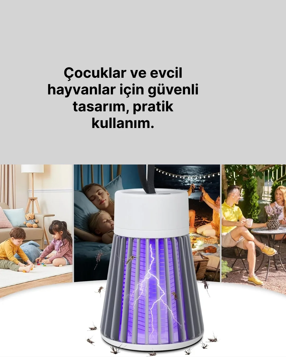 Kamp ve Bahçe İçin Şarjlı Böcek Kovucu Lamba Fiyatı, Yorumları ve Özellikleri