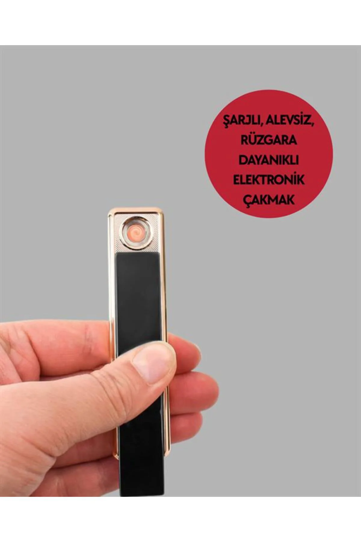 Kamp ve Dış Mekanlara Uygun Elektronik Çakmak – Güçlü Batarya, Çevre Dostu