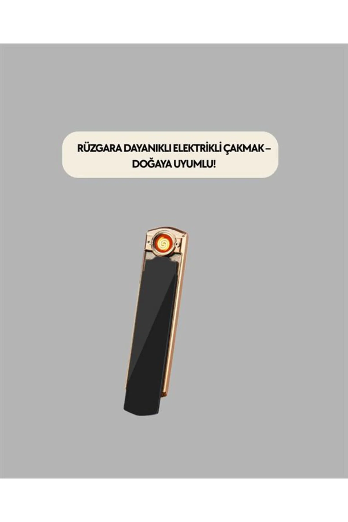 Kamp ve Dış Mekanlara Uygun Elektronik Çakmak – Güçlü Batarya, Çevre Dostu