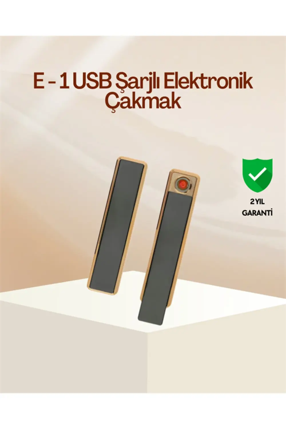 Kamp ve Dış Mekanlara Uygun Elektronik Çakmak – Güçlü Batarya, Çe