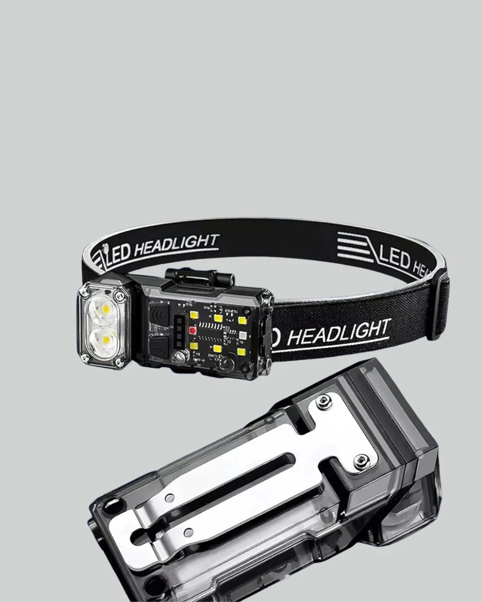 Kamp ve Outdoor İçin LED Far 10 Saat Pil Sensörlü Manyetik