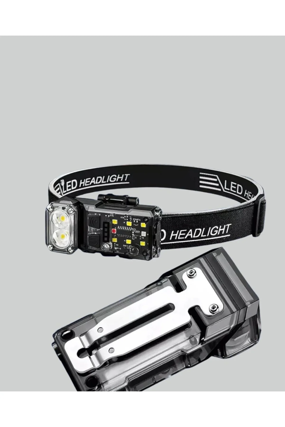 Kamp Ve Outdoor İçin Led Far 10 Saat Pil Sensörlü Manyetik