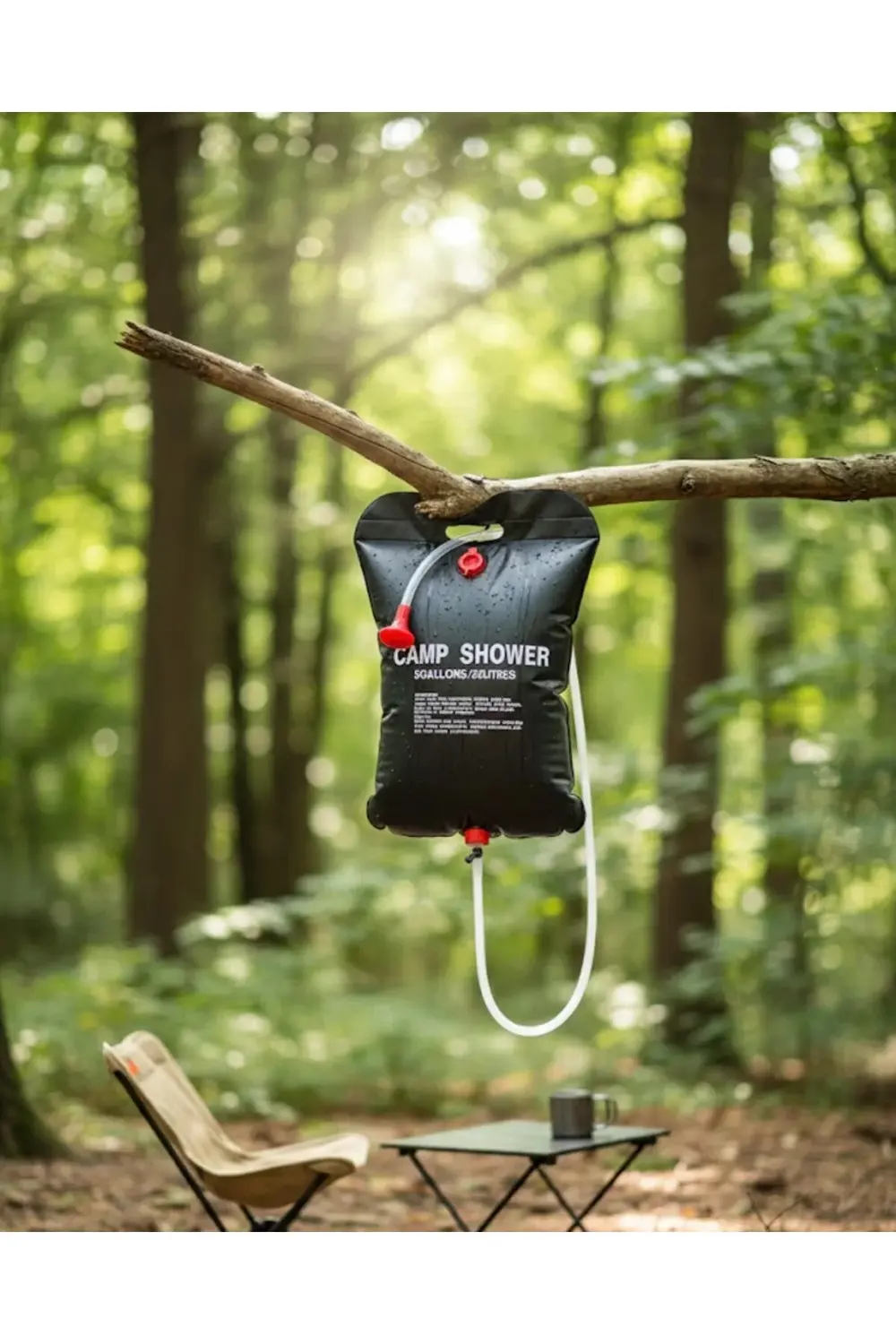 Kamp Ve Plaj İçin Solar Duş 20 Litre Su Kapasiteli Portatif Duş Ç