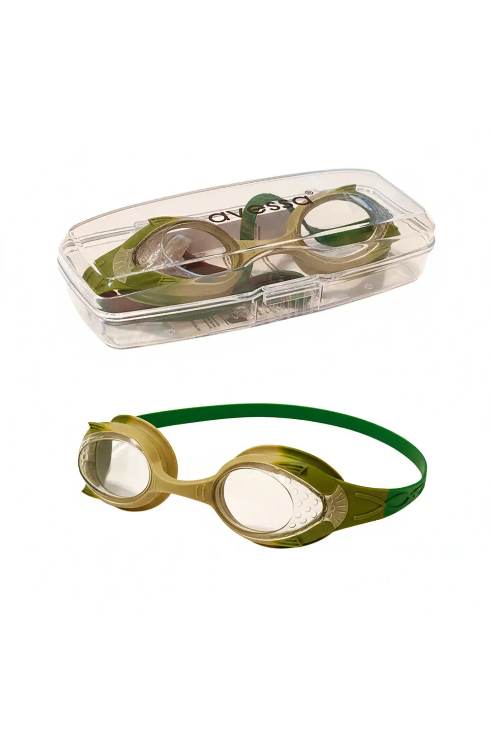 Kamuflaj Çocuk Yüzücü Kemik Gözlük - Yüzme - Gözlük - Havuz Gözlü